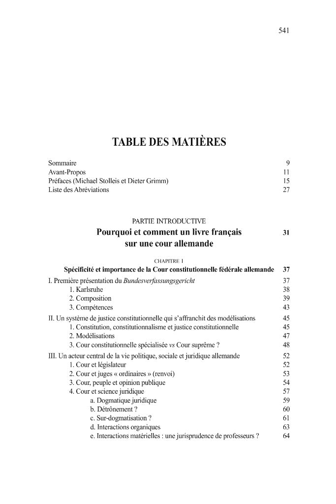 GAILLET (Aurore ) – LA COUR CONSTITUTIONNELLE FÉDÉRALE ALLEMANDE,  Reconstruire une démocratie par le droit (1945-1961)   Préfaces de Dieter GRIMM et Michael STOLLEIS  Ouvrage couronné par le Prix 2022 de la Fondation Édouard Bonnefous de l’Institut de Fr
