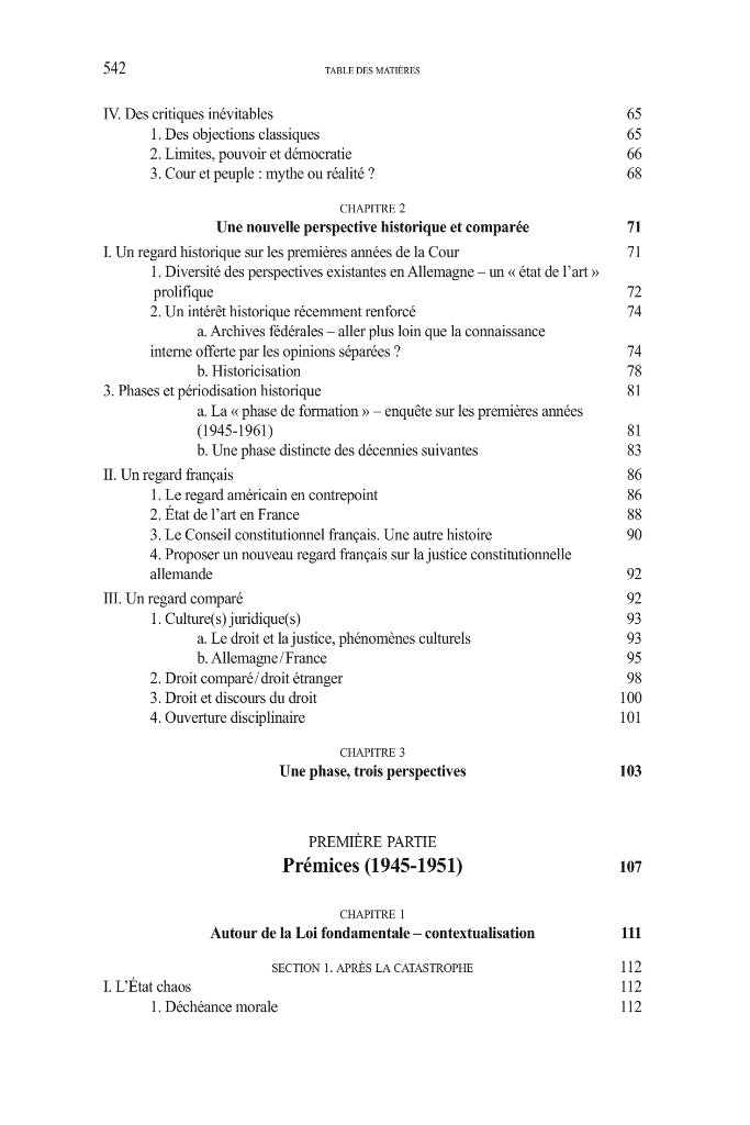 GAILLET (Aurore ) – LA COUR CONSTITUTIONNELLE FÉDÉRALE ALLEMANDE,  Reconstruire une démocratie par le droit (1945-1961)   Préfaces de Dieter GRIMM et Michael STOLLEIS  Ouvrage couronné par le Prix 2022 de la Fondation Édouard Bonnefous de l’Institut de Fr