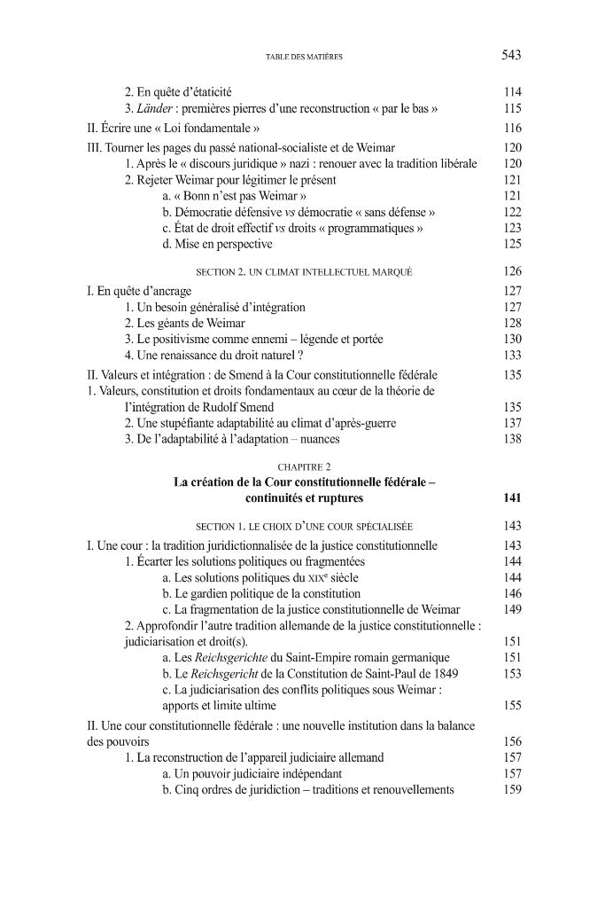 GAILLET (Aurore ) – LA COUR CONSTITUTIONNELLE FÉDÉRALE ALLEMANDE,  Reconstruire une démocratie par le droit (1945-1961)   Préfaces de Dieter GRIMM et Michael STOLLEIS  Ouvrage couronné par le Prix 2022 de la Fondation Édouard Bonnefous de l’Institut de Fr