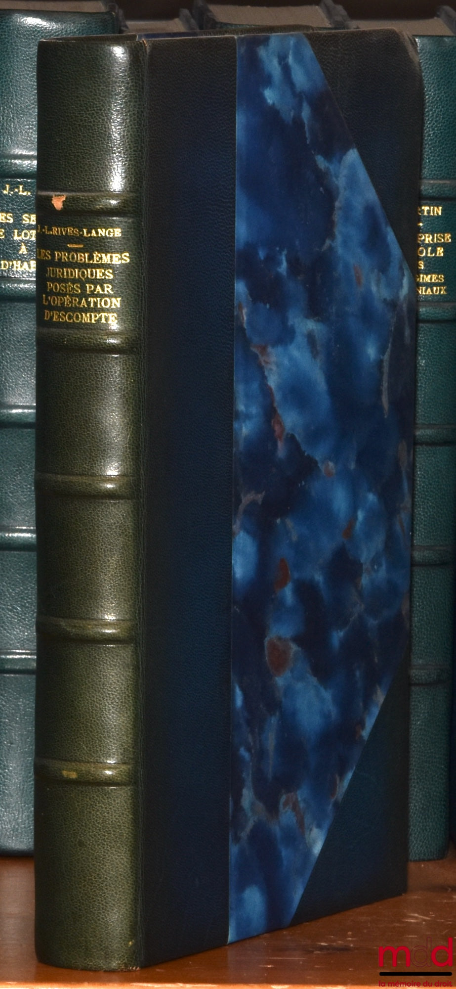 RIVES-LANGE (Jean-Louis) – THE LEGAL PROBLEMS RAISED BY DISCOUNTING OPERATIONS, Preface by Jacques Becqué, Private Law Library, vol. XXXII
