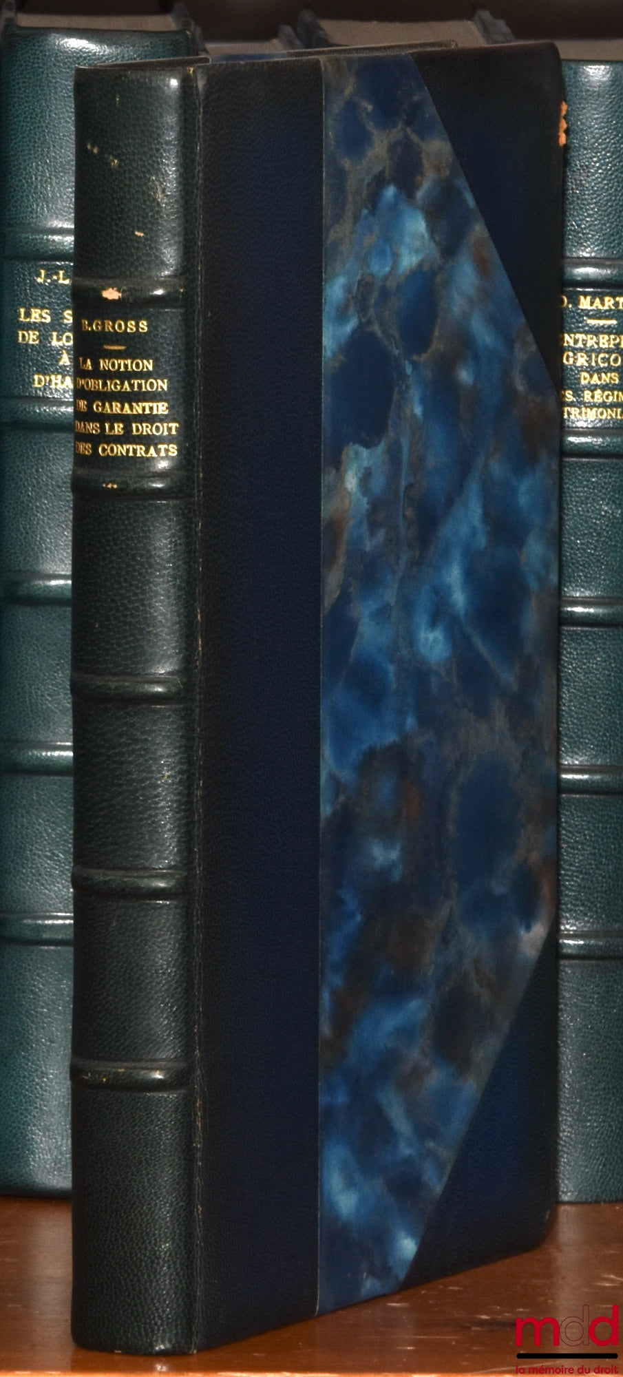 GROSS (Bernard) – THE NOTION OF OBLIGATION OF GUARANTEE IN CONTRACT LAW, Preface by Denis Tallon, Bibl. de droit privé, t. XLII