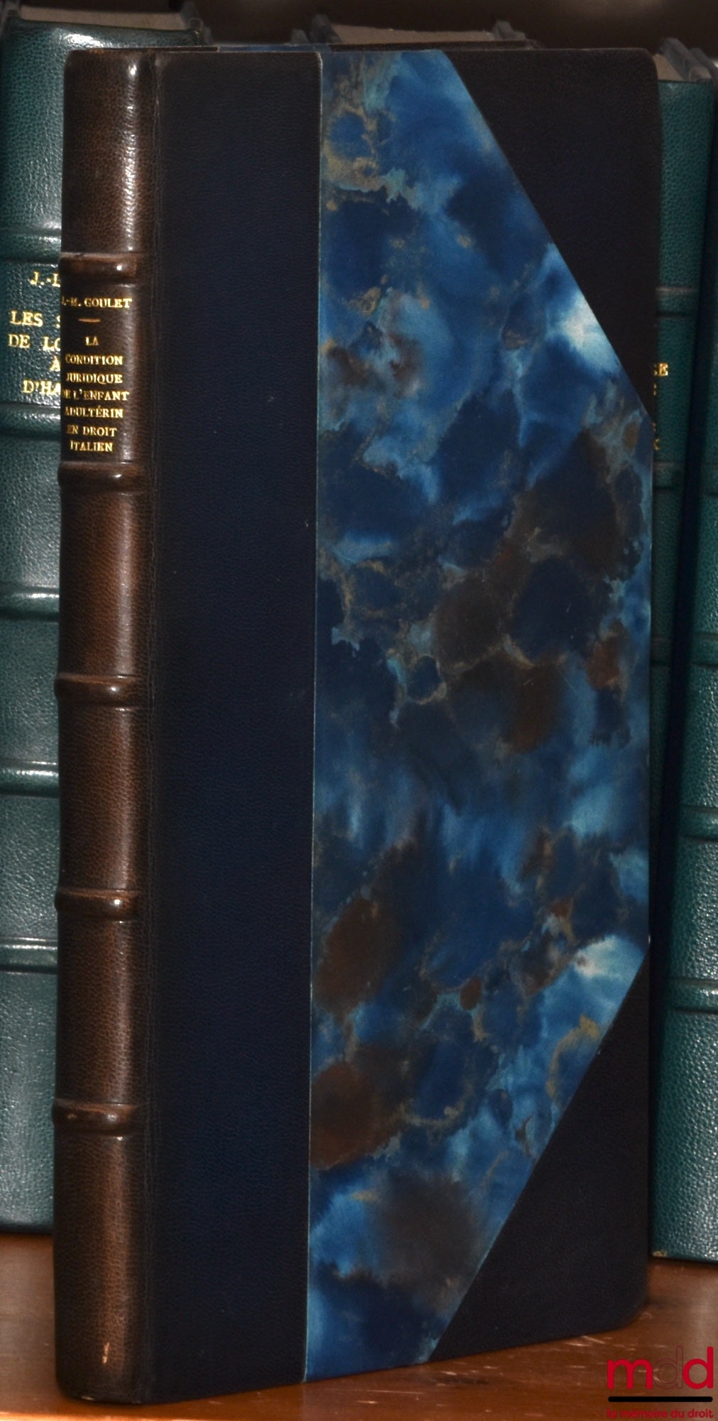 GOULET (Jean-Marie) – THE LEGAL STATUS OF THE ILLEGAL CHILD IN ITALIAN LAW, Preface by Yvette Lobin, Private Law Library, vol. LI