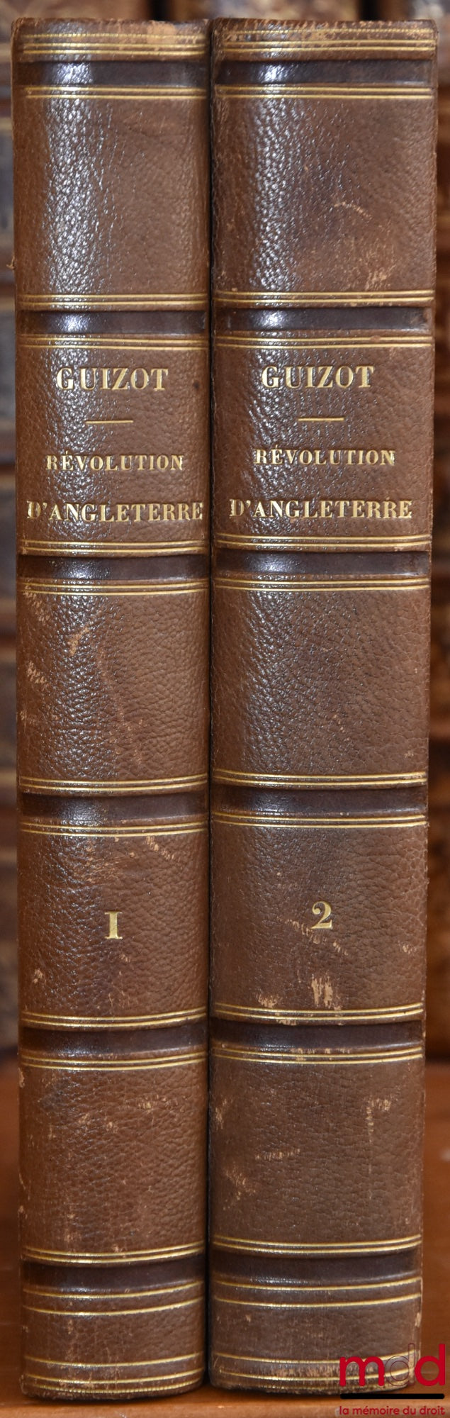 GUIZOT (François) – HISTOIRE DE LA RÉVOLUTION D’ANGLETERRE DEPUIS L’AVÈNEMENT DE CHARLES Ier JUSQU’À SA MORT, 4ème éd.