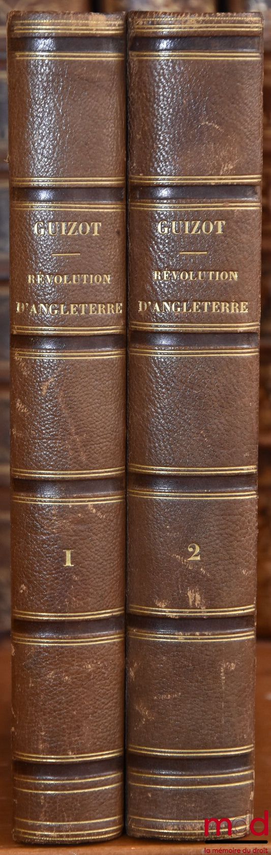 GUIZOT (François) – HISTOIRE DE LA RÉVOLUTION D’ANGLETERRE DEPUIS L’AVÈNEMENT DE CHARLES Ier JUSQU’À SA MORT, 4ème éd.