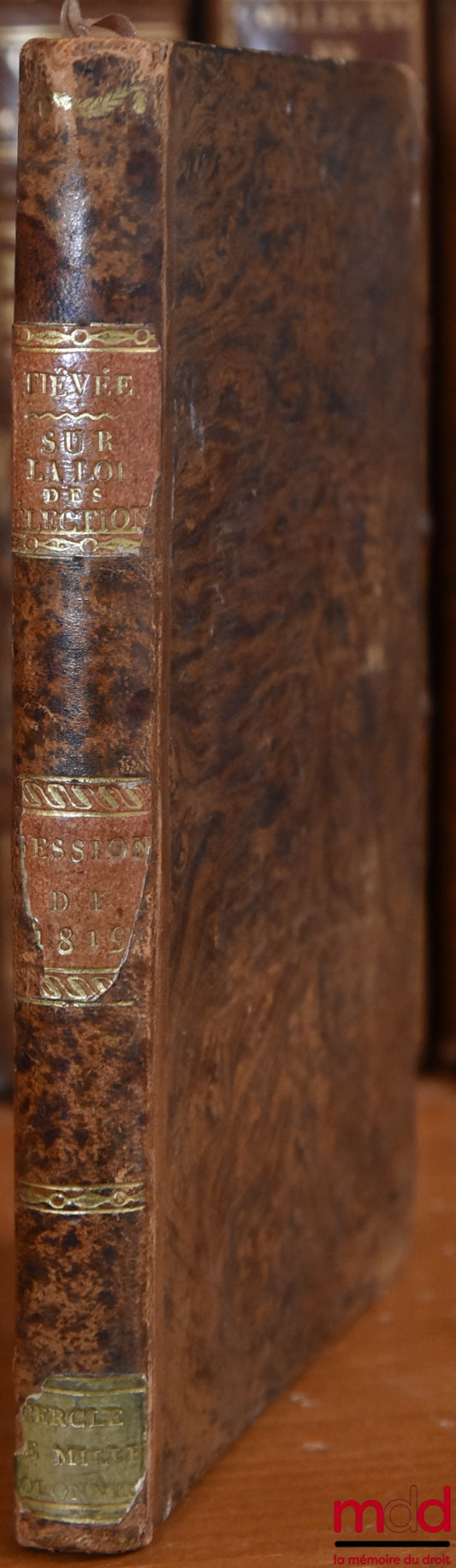 FIÈVÉE (Joseph) – EXAMEN DES DISCUSSIONS RELATIVES À LA LOI DES ÉLECTIONS PENDANT LA SESSION DE 1819