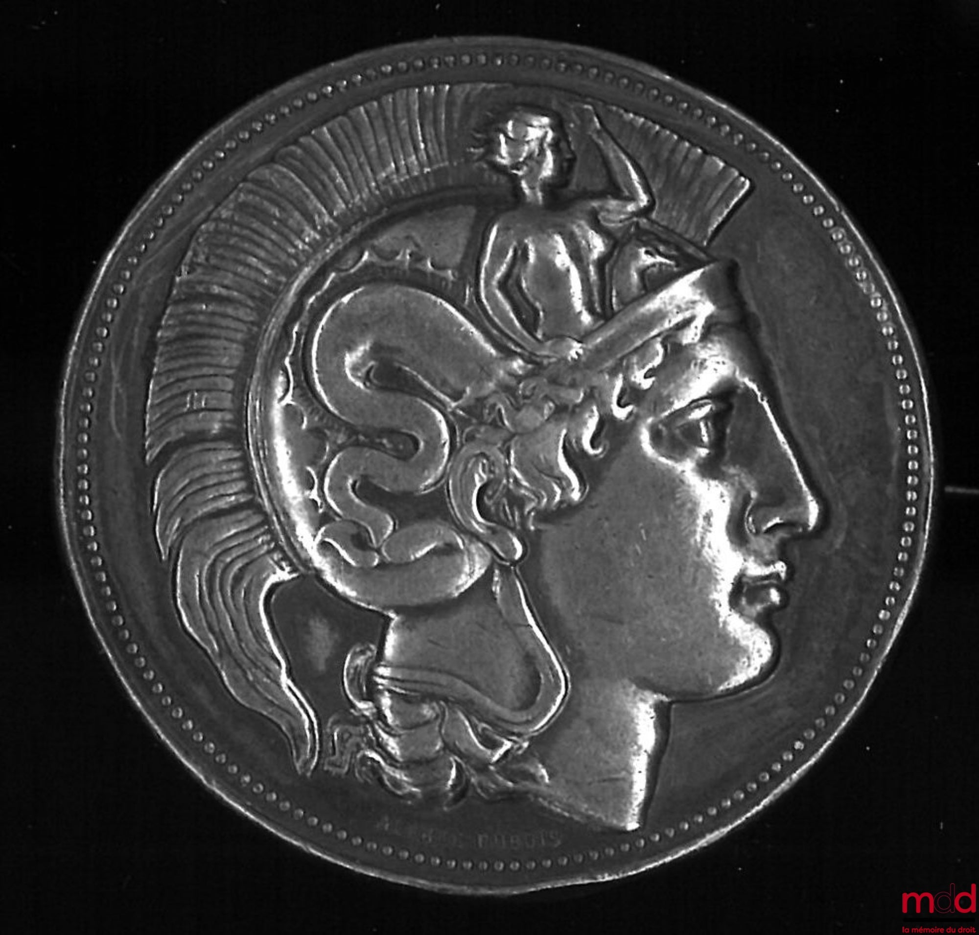 [DUBOIS (Alphée)] – MINERVA. MEDAL. UNIVERSITY OF FRANCE – BOOKS COMMISSION