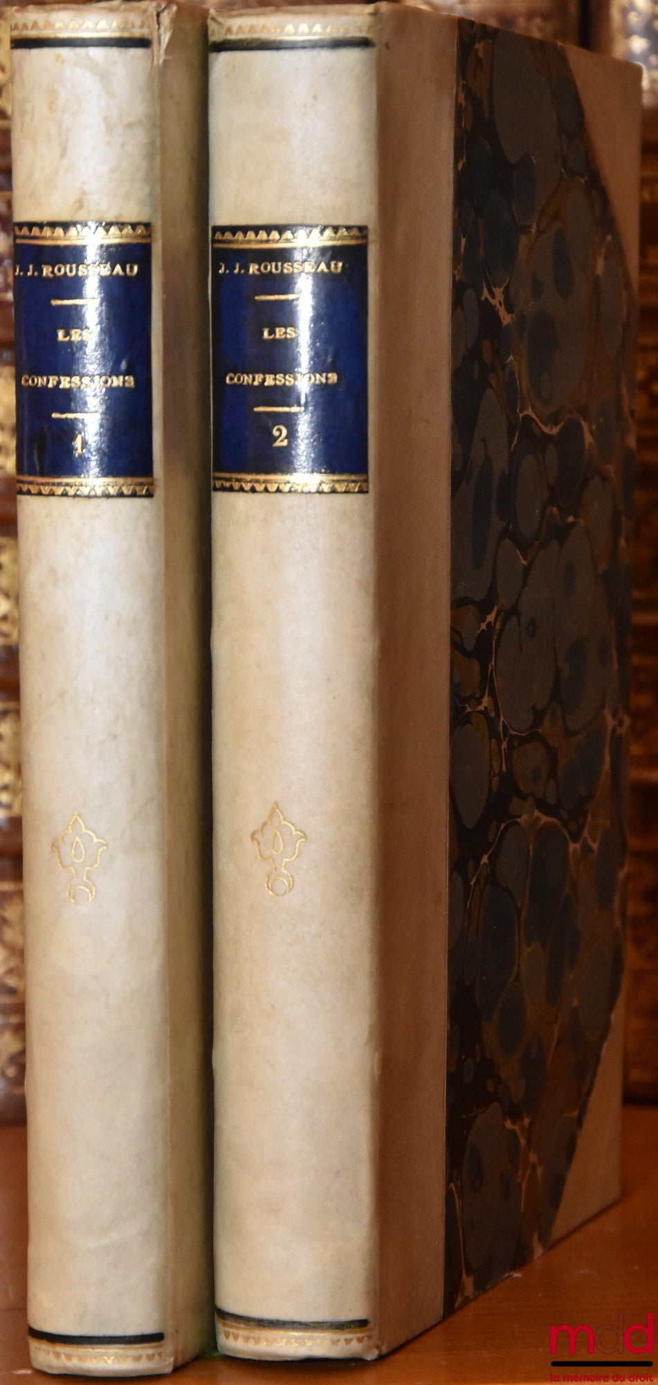 ROUSSEAU (Jean-Jacques) – LES CONFESSIONS, Oeuvres de J. J. Rousseau, Nouvelle édition avec les notes historiques et critiques de tous les commentateurs
