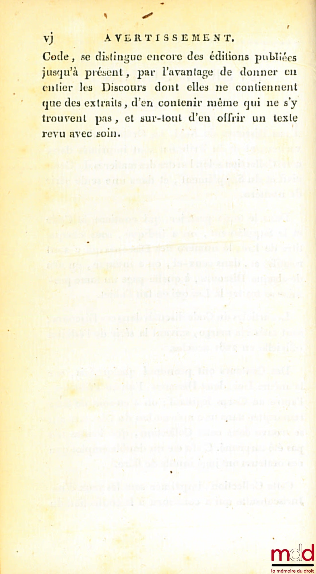 [Civil Code / Napoleonic Code], FAVARD DE LANGLADE (Baron Guillaume Jean) – NAPOLEONIC CODE [CIVIL CODE (for volumes II to VIII)], followed by the statement of reasons for each law, presented by the Government Orators; — Reports made to the Tribunate at
