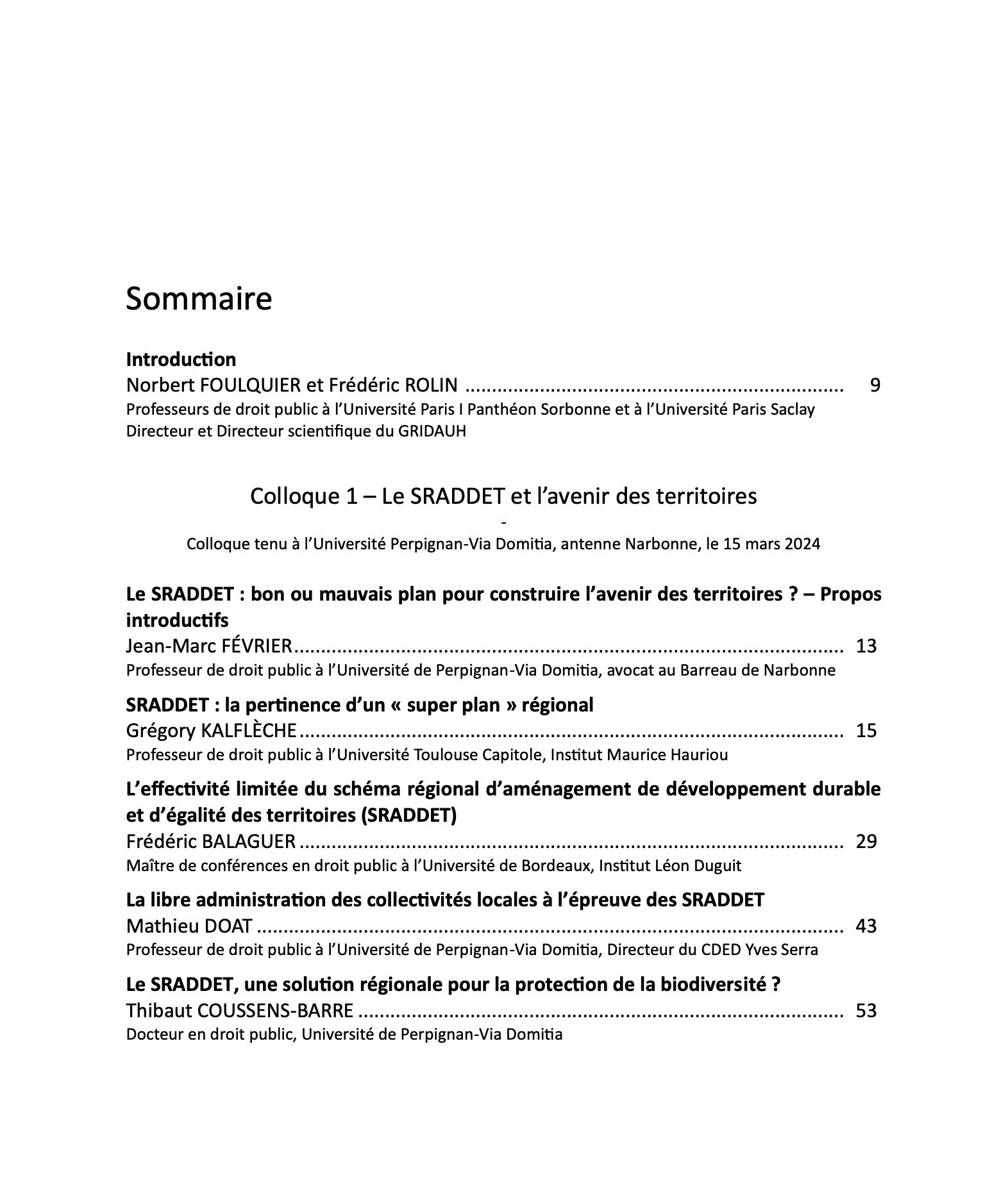 Les Cahiers du GRIDAUH, Numéro 34/2025 : AMÉNAGEMENT, URBANISME, SÉCURITÉ ET CHANGEMENT CLIMATIQUE. Ouvrage coordonné par Norbert FOULQUIER et Frédéric ROLIN
