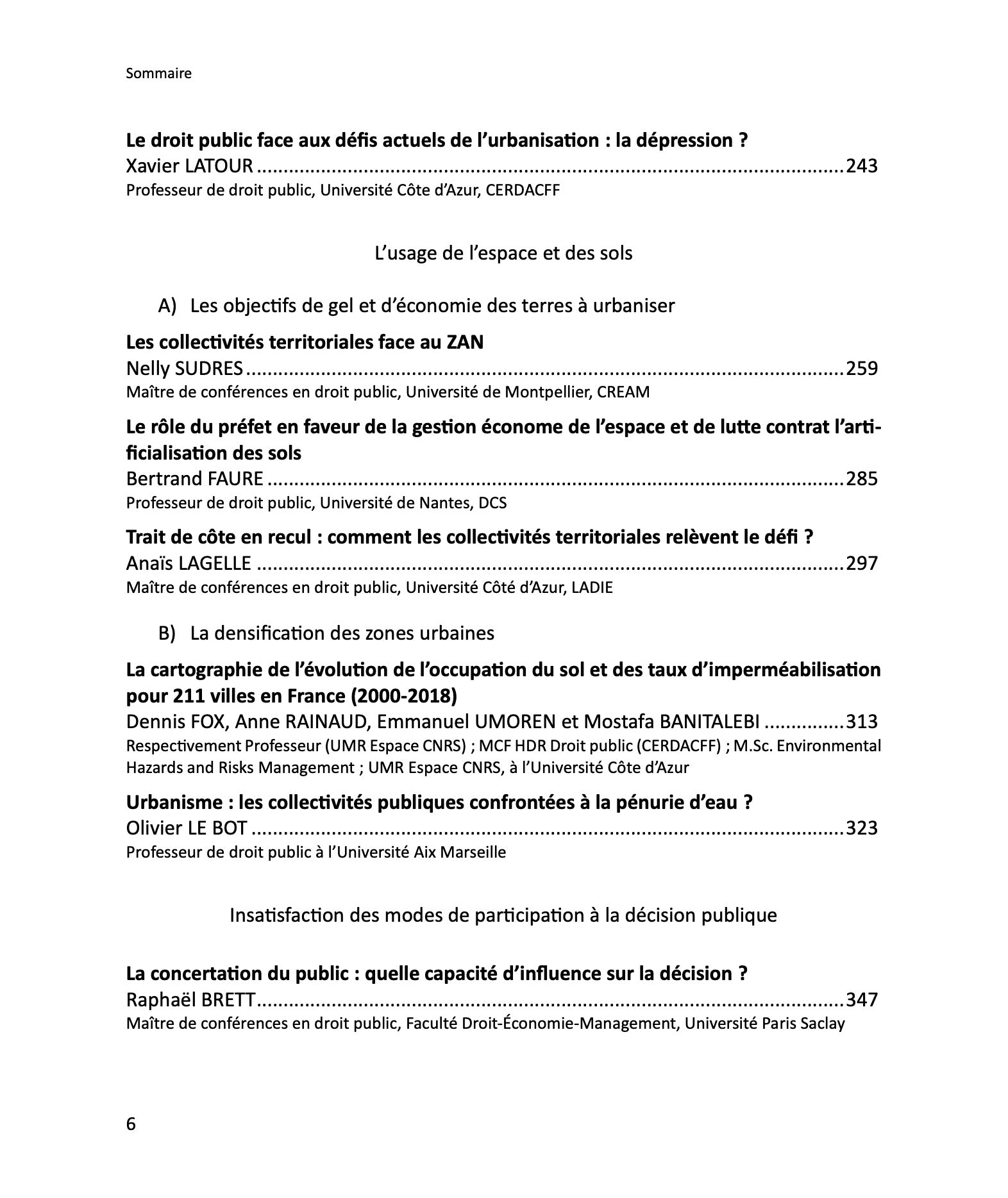 Les Cahiers du GRIDAUH, Numéro 34/2025 : AMÉNAGEMENT, URBANISME, SÉCURITÉ ET CHANGEMENT CLIMATIQUE. Ouvrage coordonné par Norbert FOULQUIER et Frédéric ROLIN