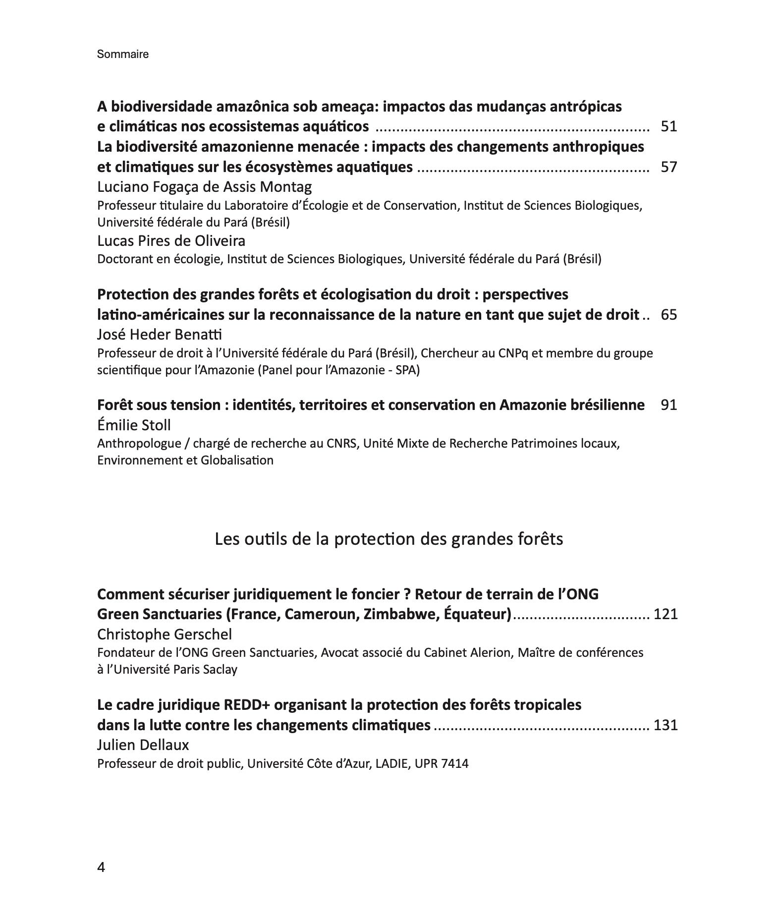 Les Cahiers du GRIDAUH, Numéro 35/2025 :  LES GRANDES FORÊTS ET LA LUTTE CONTRE LE RÉCHAUFFEMENT CLIMATIQUE  Perspectives croisées Brésil / Europe / Afrique  Pré COP 30 à Belém   Ouvrage coordonné par Norbert Foulquier et Frédéric Rolin   Actes du colloqu