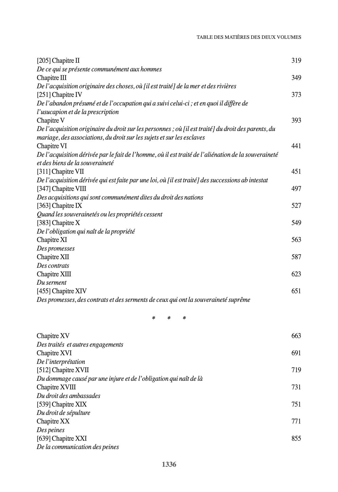 GROTIUS (Hugo) – DE JURE BELLI AC PACIS LIBRI TRES,  Le droit de la Guerre et de la Paix.  Nouvelle traduction par Dominique GAURIER-HOEFFLIGER,   Avec les notes de Grotius, de Gronovius, de Barbeyrac et du traducteur