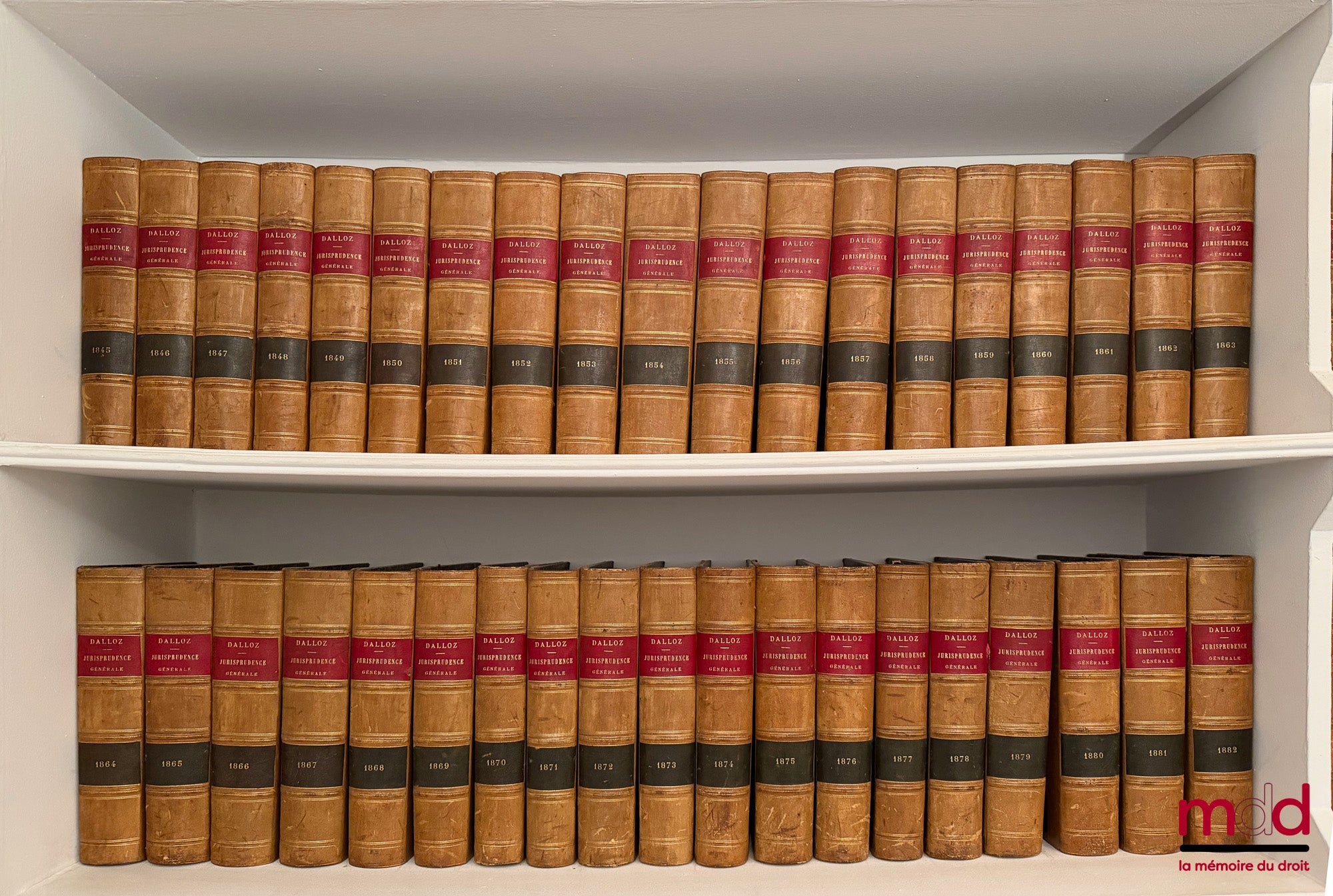[Recueil Dalloz] – JURISPRUDENCE GÉNÉRALE. RECUEIL PÉRIODIQUE ET CRITIQUE DE JURISPRUDENCE, DE LÉGISLATION ET DE DOCTRINE EN MATIÈRE CIVILE, COMMERCIALE, CRIMINELLE, ADMINISTRATIVE ET DE DROIT PUBLIC, Recueil hebdomadaire, de 1845 [tête de collection] à 2