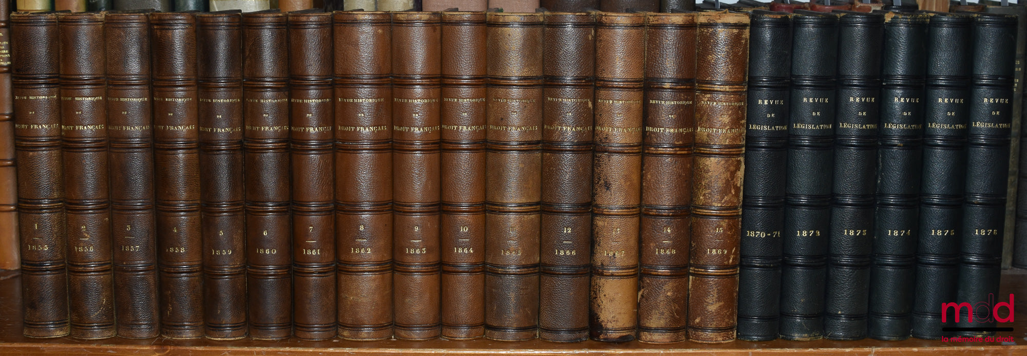 [RHD] – REVUE HISTORIQUE DE DROIT FRANÇAIS ET ÉTRANGER [depuis sa création en 1855] ; REVUE DE LÉGISLATION ANCIENNE & MODERNE FRANÇAISE ET ÉTRANGÈRE [entre 1870 et 1876] ; NOUVELLE REVUE HISTORIQUE DE DROIT FRANÇAIS  ET ÉTRANGER [de 1877 à 1921] ; REVUE H