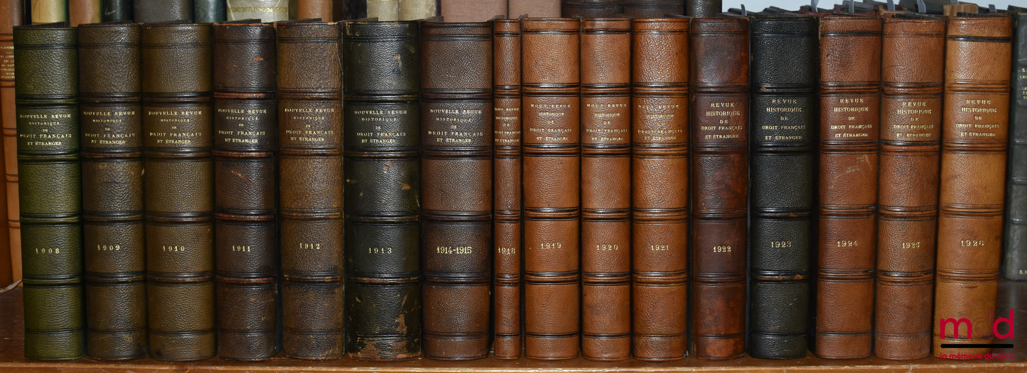 [RHD] – REVUE HISTORIQUE DE DROIT FRANÇAIS ET ÉTRANGER [depuis sa création en 1855] ; REVUE DE LÉGISLATION ANCIENNE & MODERNE FRANÇAISE ET ÉTRANGÈRE [entre 1870 et 1876] ; NOUVELLE REVUE HISTORIQUE DE DROIT FRANÇAIS  ET ÉTRANGER [de 1877 à 1921] ; REVUE H
