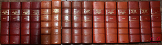 [Revue critique de DIP - RCDIP] – REVUE CRITIQUE DE DROIT INTERNATIONAL PRIVÉ, sous la dir. de Henri Battifol et Ph. Francescakis, de 1960 à 2000 [complet]