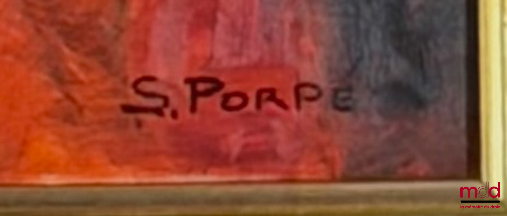 PORPÉ (S.) – « Homme de loi »
