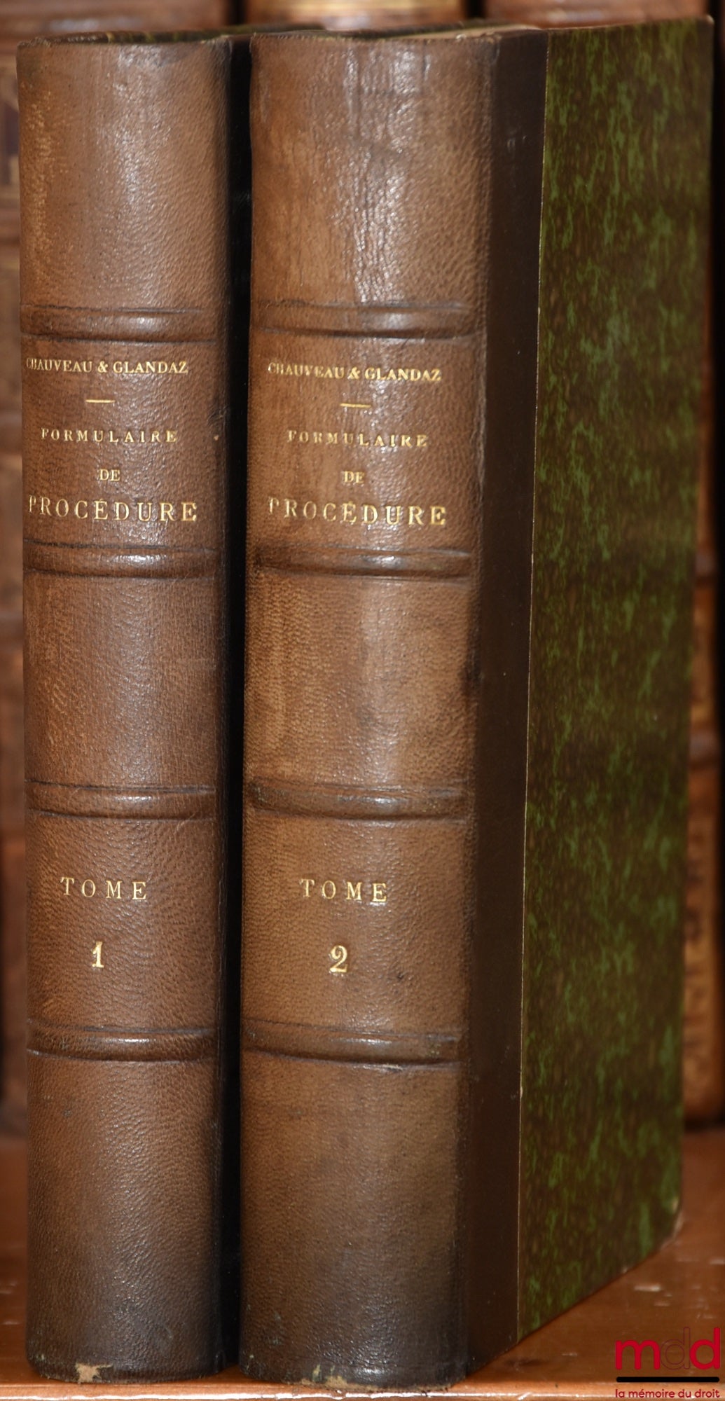 CHAUVEAU (Adolphe) and GLANDAZ (Albert-Sigismond) – GENERAL AND COMPLETE FORMULARY OF CIVIL, COMMERCIAL AND ADMINISTRATIVE PROCEDURE, 9th ed., completely revised, updated with legislation and case law, and followed by model expense statements