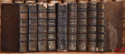 [VILLE (J. C. de la)] – CONTINUATION DES CAUSES CÉLÈBRES ET INTÉRESSANTES ; AVEC LES JUGEMENTS QUI LES ONT DÉCIDÉES, Tomes II, IV, V, VI, VII, VIII, XVIII