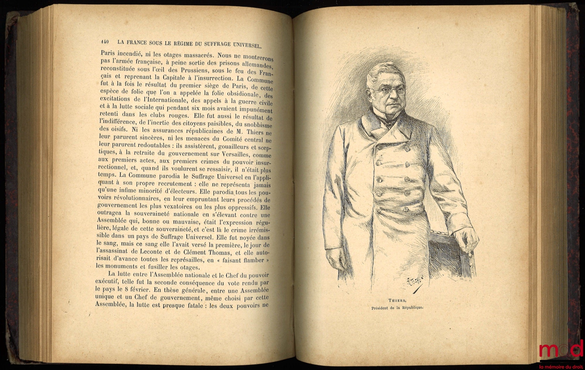 ZEVORT (Edgar) – FRANCE UNDER THE REGIME OF UNIVERSAL SUFFRAGE, Illustrated History Library
