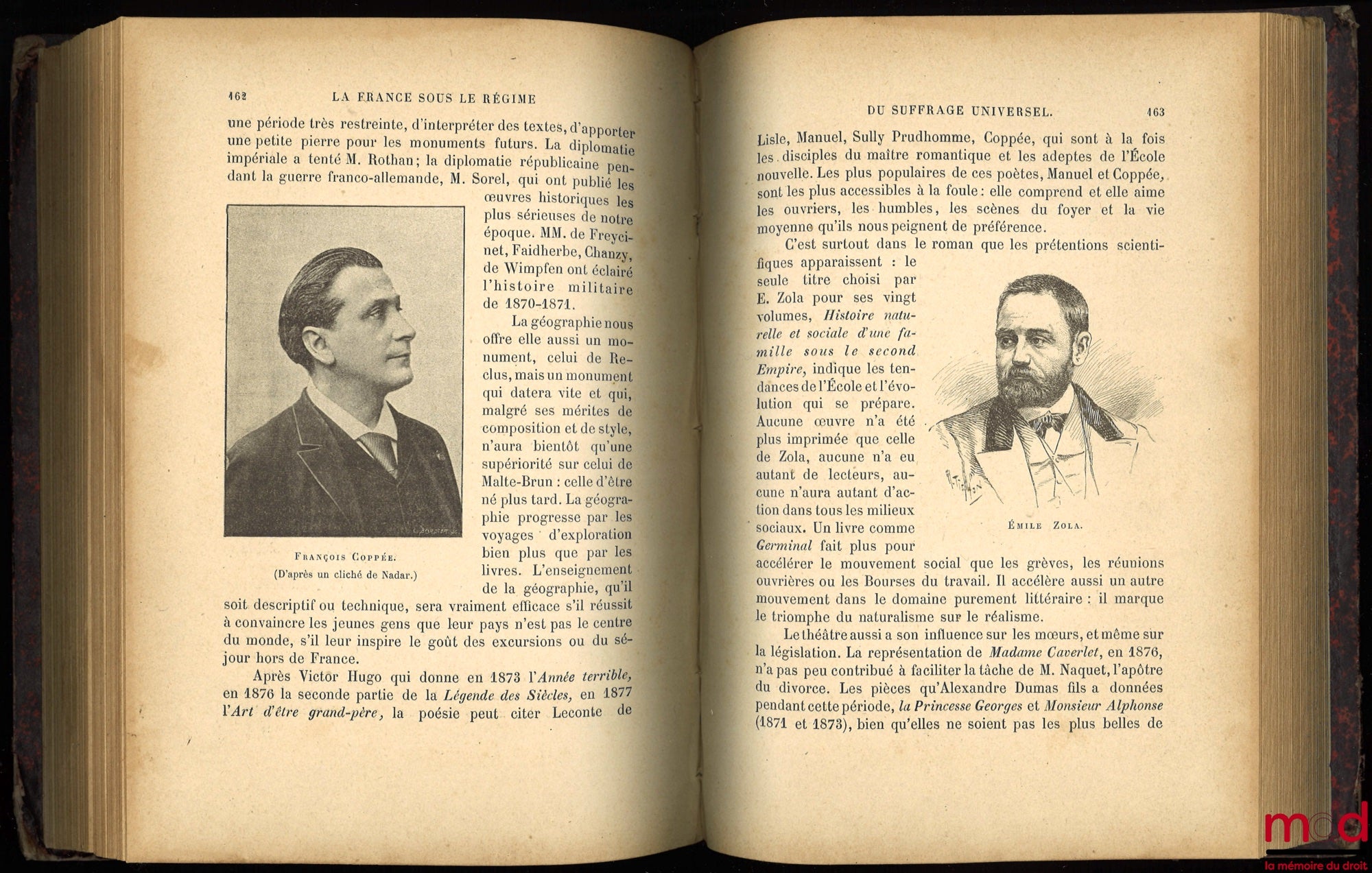 ZEVORT (Edgar) – FRANCE UNDER THE REGIME OF UNIVERSAL SUFFRAGE, Illustrated History Library