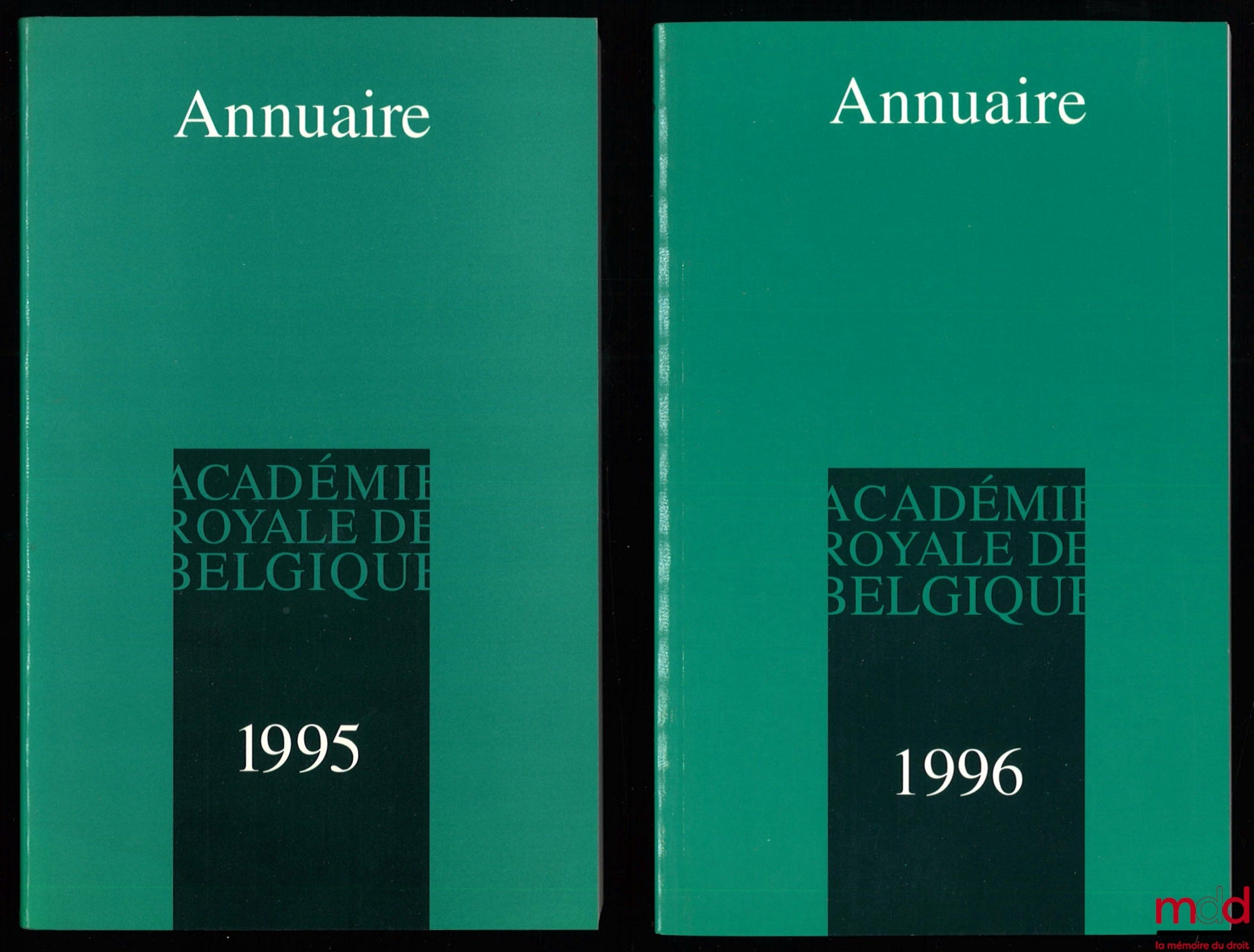 ACADÉMIE ROYALE DE BELGIQUE, ANNUAIRES POUR 1993 à 1999