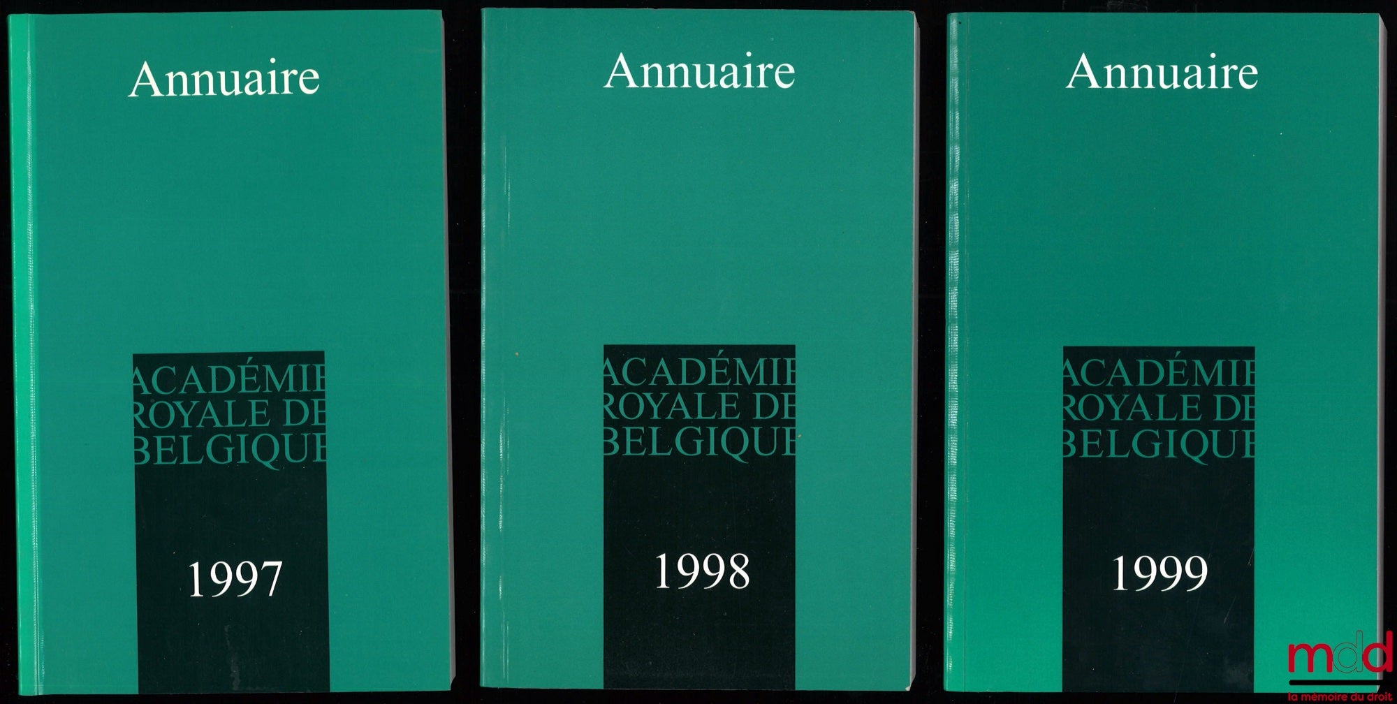 ACADÉMIE ROYALE DE BELGIQUE, ANNUAIRES POUR 1993 à 1999