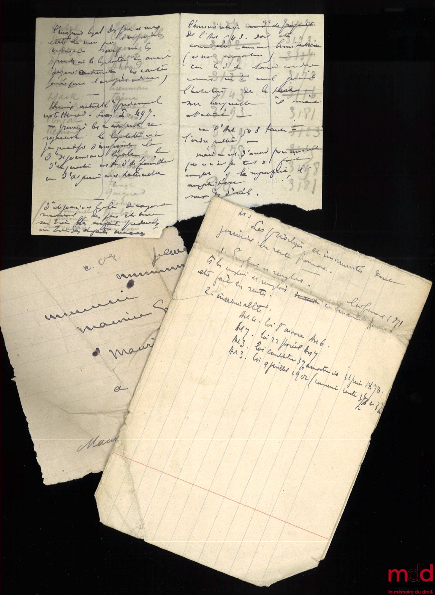 PLANIOL (Marcel) – ELEMENTARY TREATISE ON CIVIL LAW, 4th ed.; vol. I: General Principles - Persons - Family - Incapacitated Persons - Property; vol. II: Evidence - General Theory of Obligations - Contracts - Liens and Mortgages; vol. I