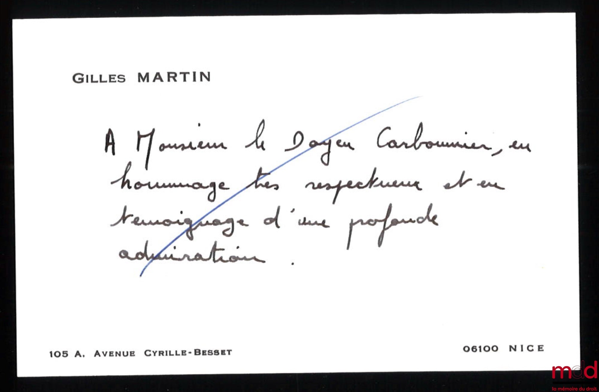 MARTIN (Gilles J.) – FROM CIVIL LIABILITY FOR POLLUTION ACTS TO THE RIGHT TO THE ENVIRONMENT, Doctoral Thesis in Law, October 1976, University of Nice, Faculty of Law and Economic Sciences; President: G. Farjat; Examiners: M.