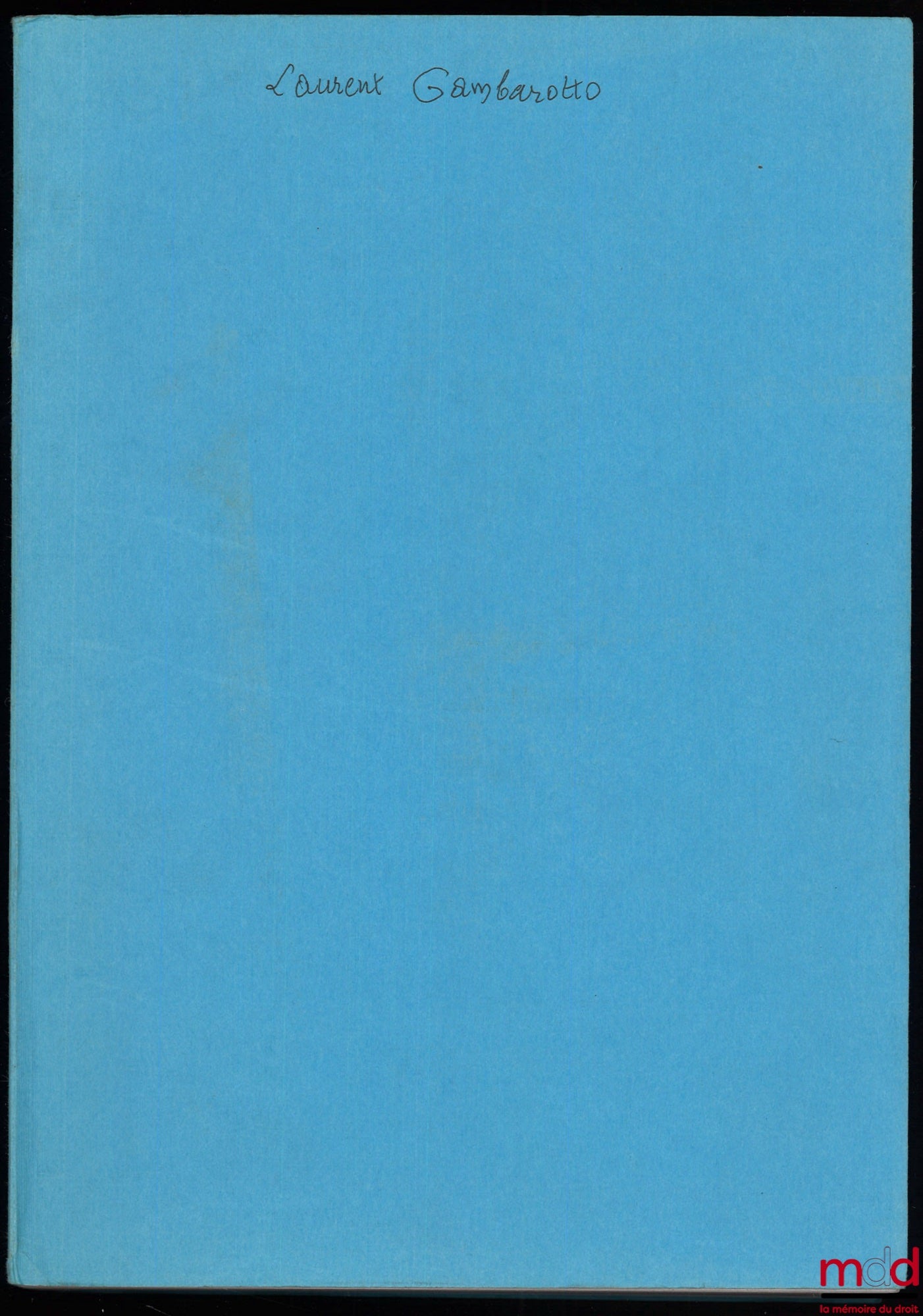 GAMBAROTTO (Laurent) – PACIFISM AND PATRIOTISM AMONG THE FRENCH REFORMERS, 1900-1950, Protestant Institute of Theology – Montpellier, Contemporary History Department