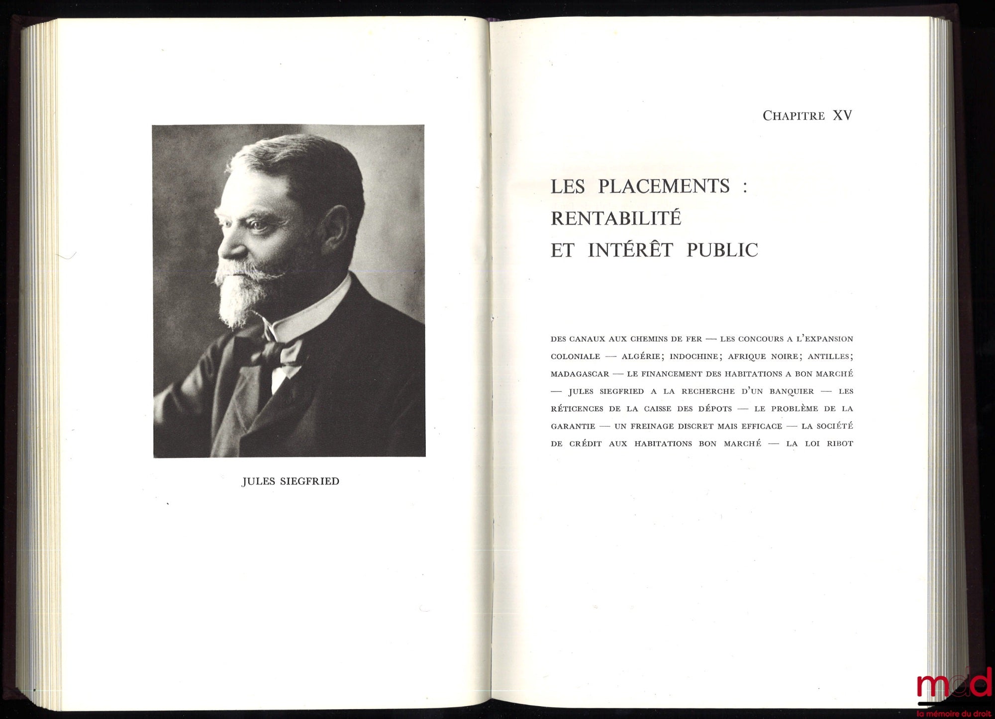PRIOURET (Roger) – LA CAISSE DES DÉPOTS, CENT CINQUANTE ANS D’HISTOIRE FINANCIÈRE, Postface de François Bloch-Lainé