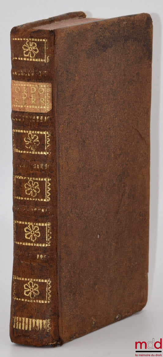 SERRES (Claude) – EXPLICATION DE L’ORDONNANCE DE LOUIS XV. Du 16. Janvier 1736. Portant règlement pour les Adjudications par Décret en Languedoc. Dictée en l’Année 1741. par M. S.