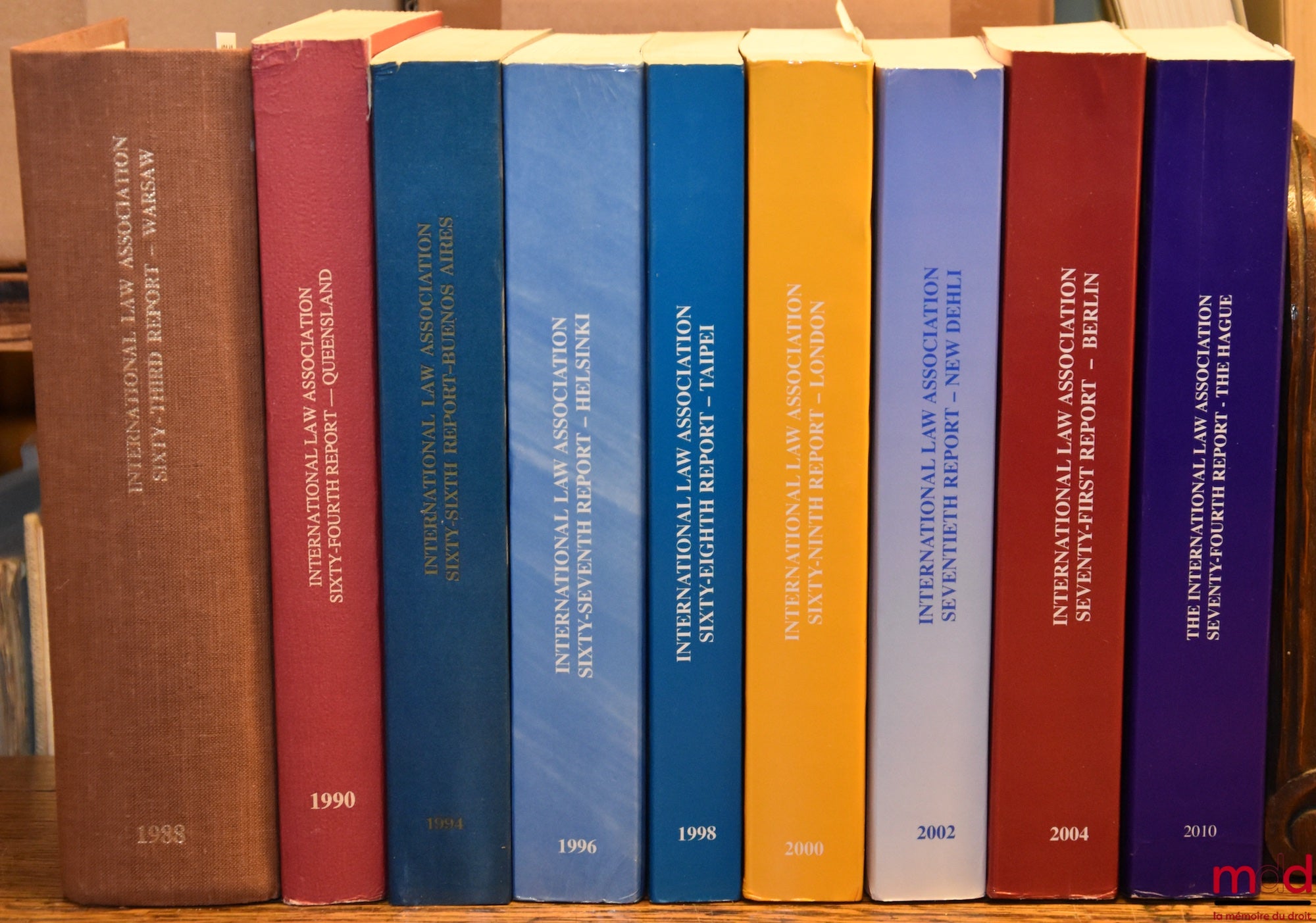 [Colloquium], The International Law Association – REPORTS of the International Law Association: REPORT OF THE SIXTY-THIRD CONFERENCE, Warsaw, Poland, 1988; REPORT OF THE SIXTY-FOURTH CONFERENCE, Broadbeach, Queensland, Australia, 1990; REPORT OF THE SIX