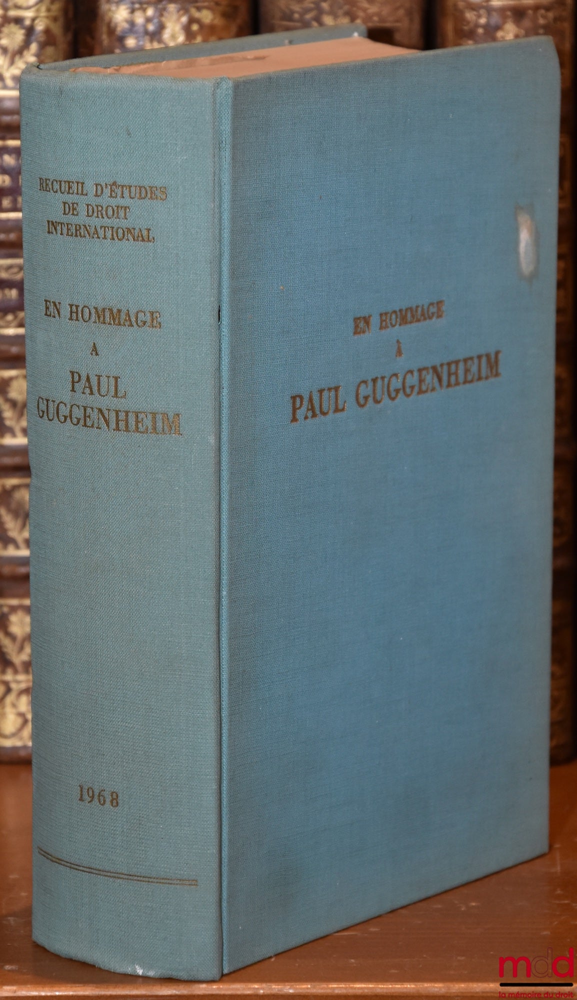 [Guggenheim Miscellany] – COLLECTION OF STUDIES IN INTERNATIONAL LAW IN HOMAGE TO PAUL GUGGENHEIM, Faculty of Law, University of Geneva - Graduate Institute of International Studies