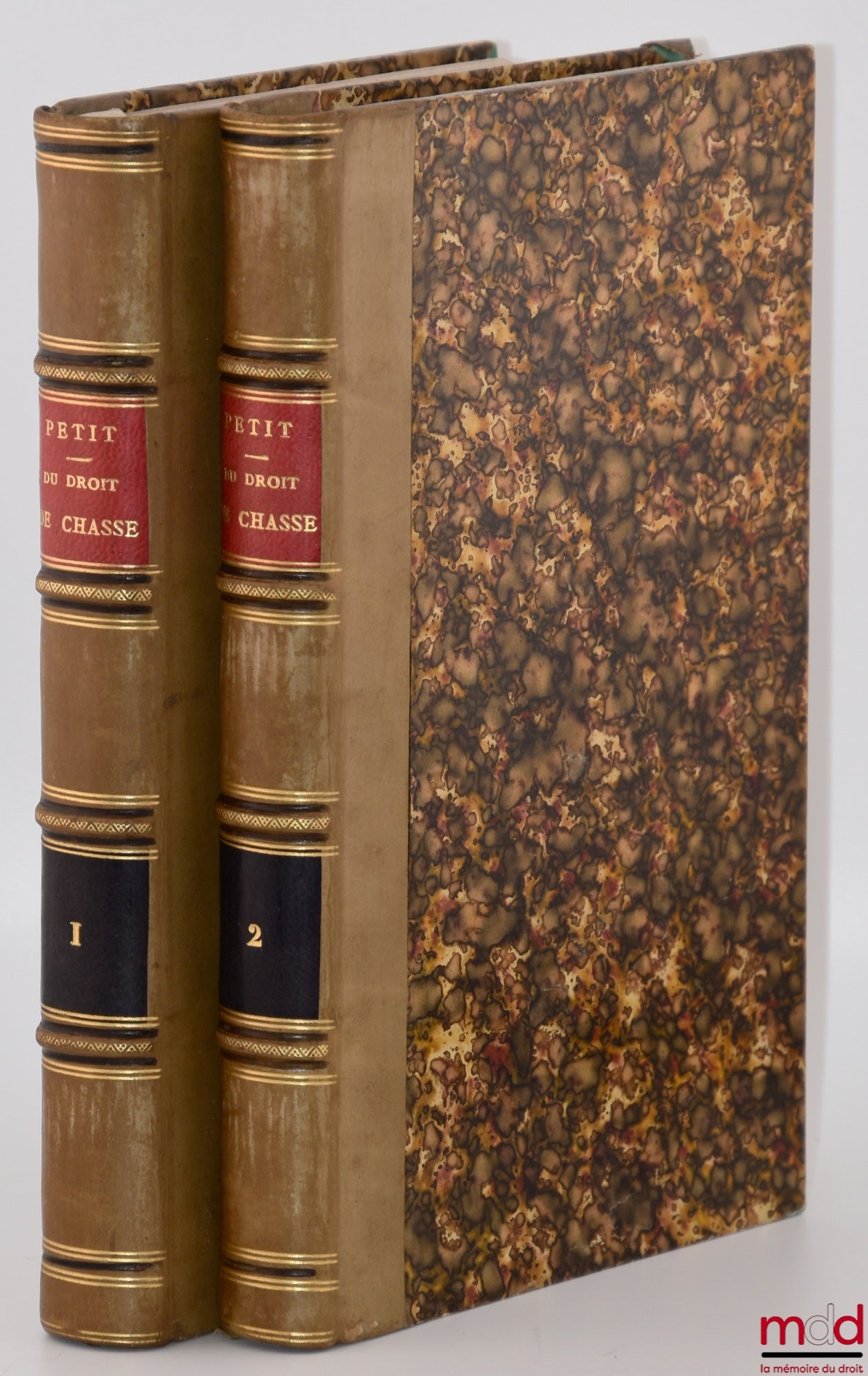 [Hunting], PETIT (Pierre Victor Alphonse) – Complete Treatise on the Law of Hunting containing the legislation, doctrine, and jurisprudence concerning the exercise of the right to hunt, with an indication of all the old laws, ordinances, and decrees and