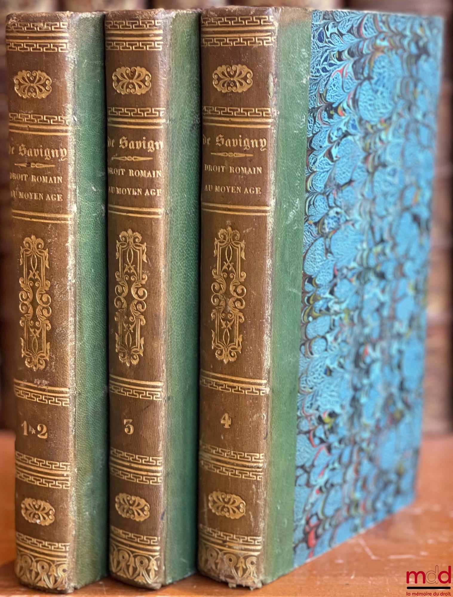 SAVIGNY (Friedrich Carl von) – HISTORY OF ROMAN LAW IN THE MIDDLE AGES, translated from the German of the latest edition and preceded by a notice on the life and writings of the author, by Charles Guenoux