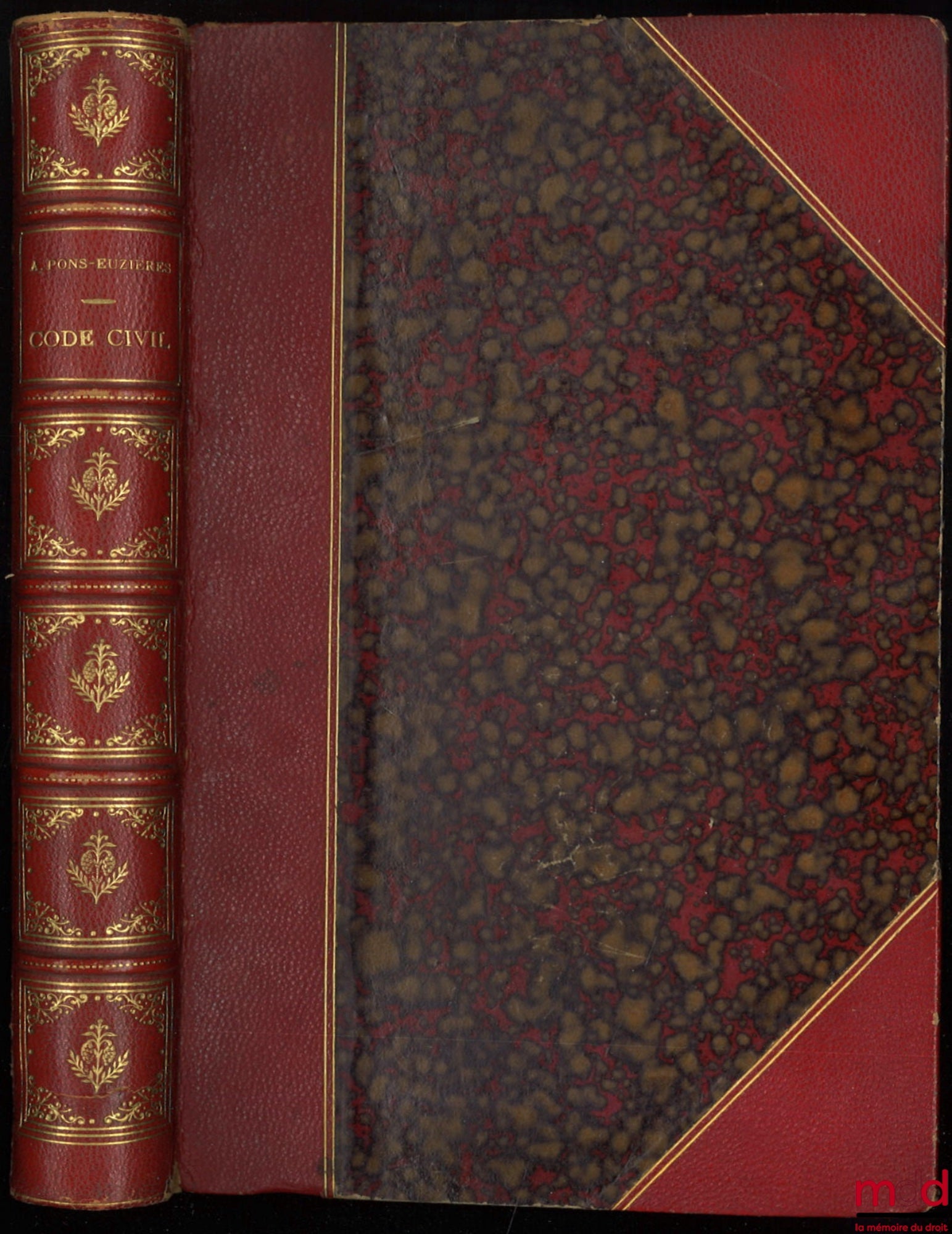 [Civil Code], PONS-EUZIÈRES (Amédée) – CIVIL CODE IN FRENCH VERSE
