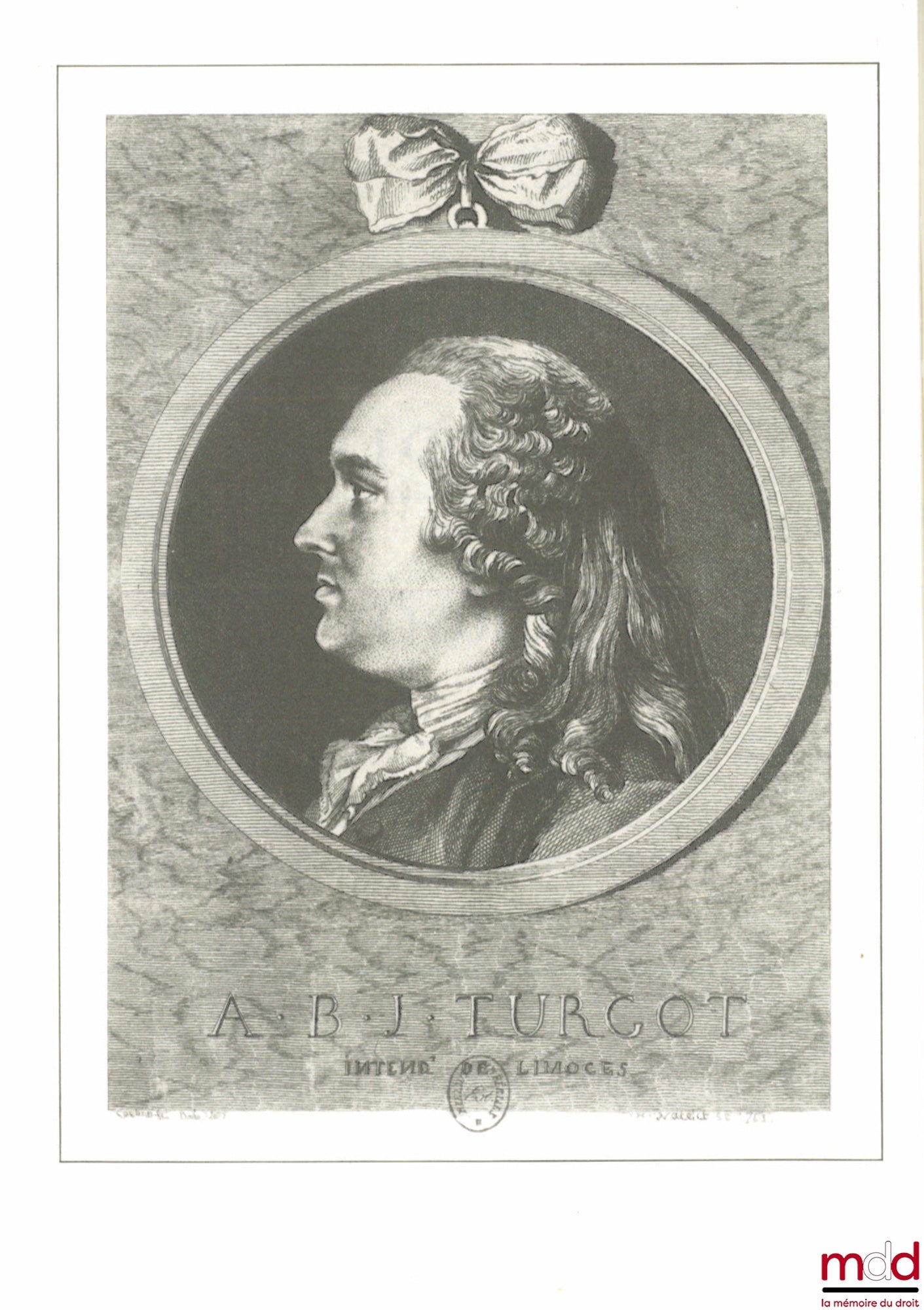 TURGOT – LES ÉDITS DE TURGOT, Préface de Maurice Garden, Réimpression de l’édition de 1776