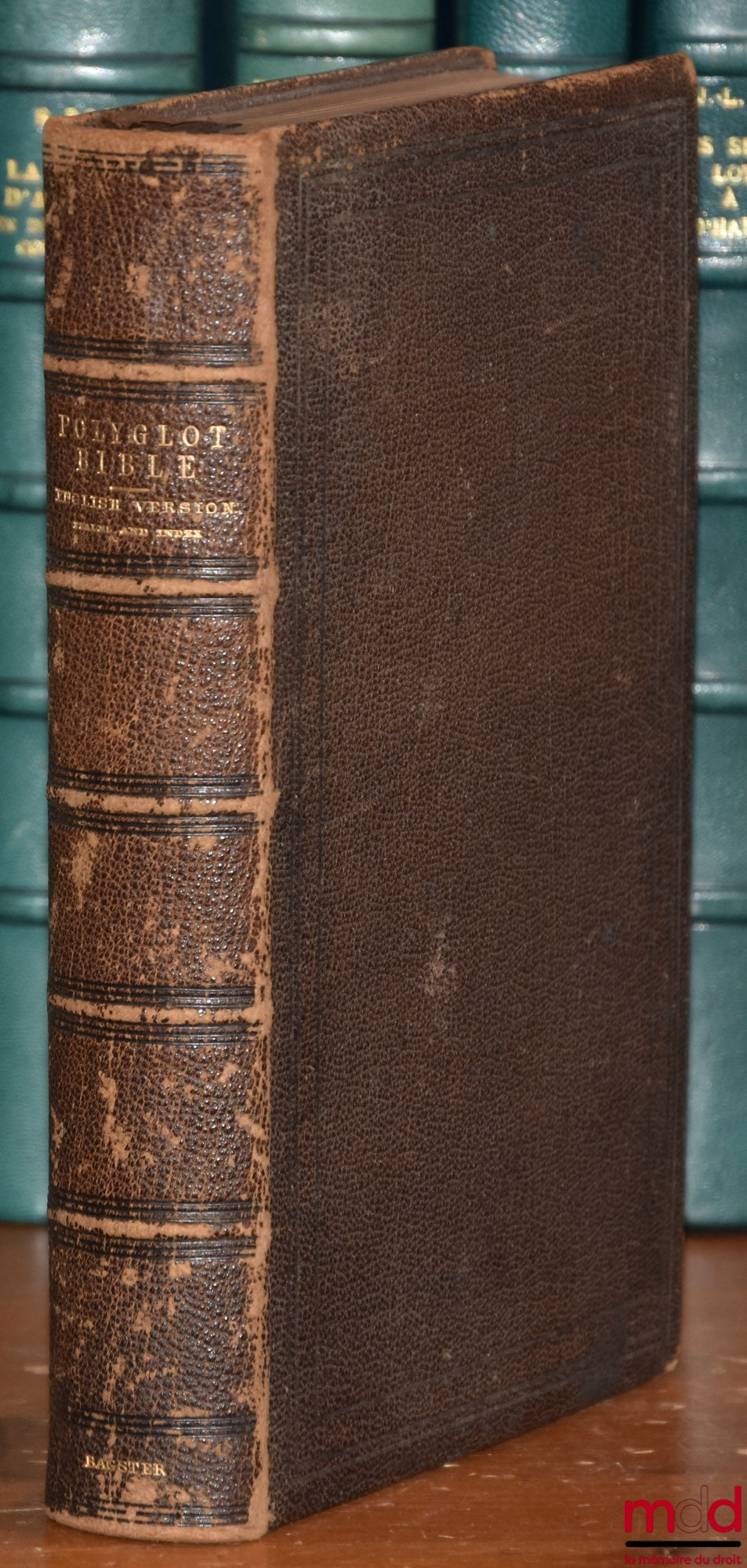 [Bible] – THE ENGLISH VERSION OF THE POLYGLOT BIBLE; CONTAINING OLD AND NEW TESTAMENTS: with a copious and original selection of references to parallel and illustrative passages, exhibited in a manner hitherto unattempted, Facsimile Large Edition