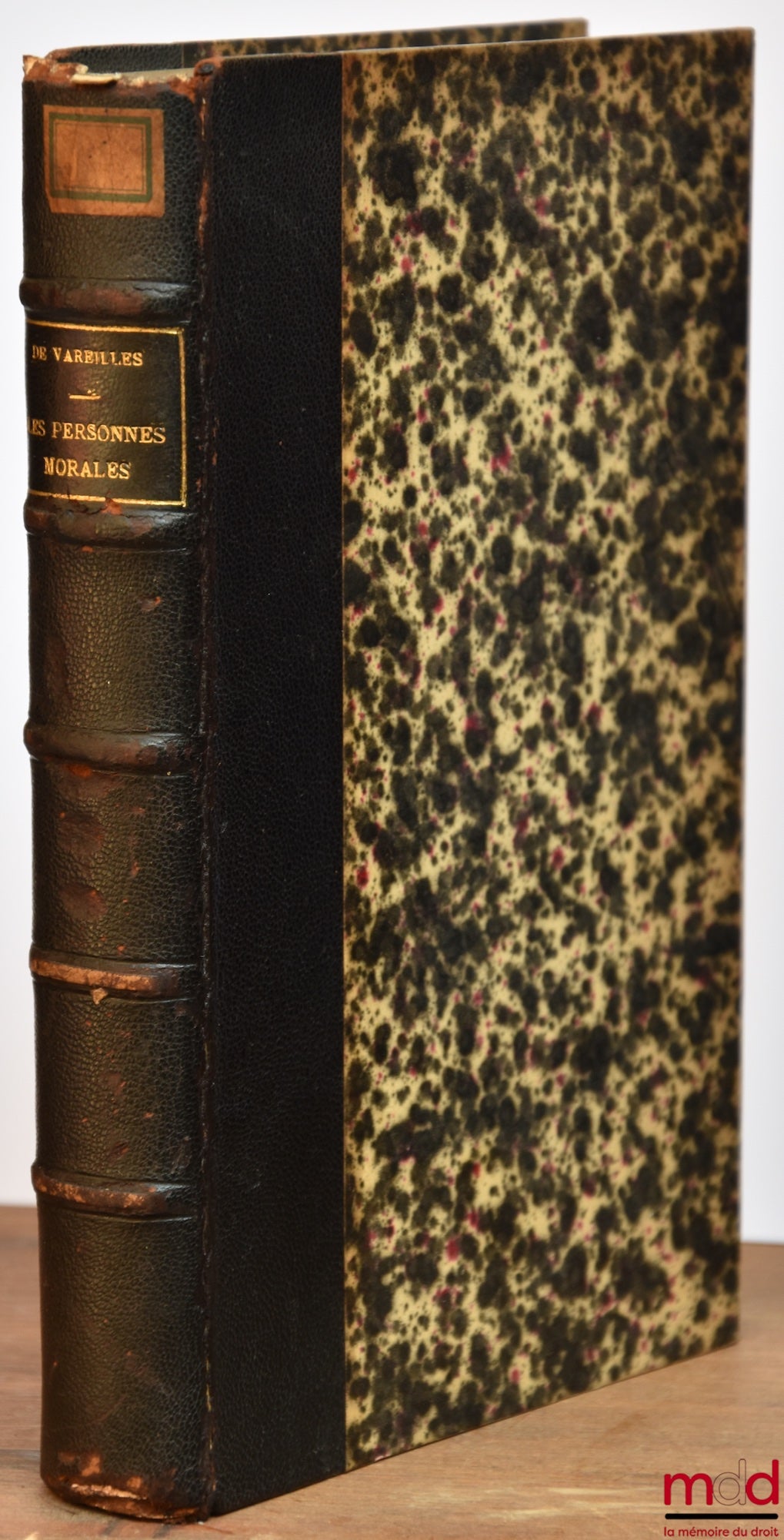 VAREILLES-SOMMIÈRES (Marie-Gabriel-André de la Broüe, vicomte de) – LES PERSONNES MORALES