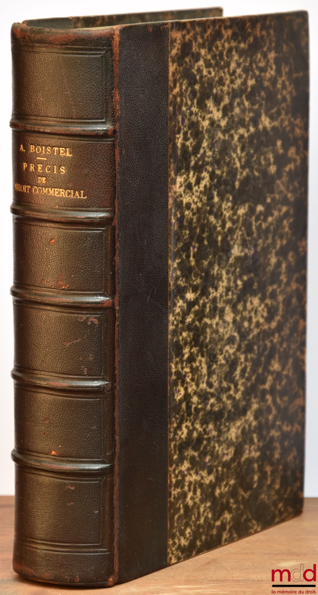 BOISTEL (Alphonse) – SUMMARY OF THE COMMERCIAL LAW COURSE, 3rd ed., considerably enlarged, updated with case law and legal scholarship