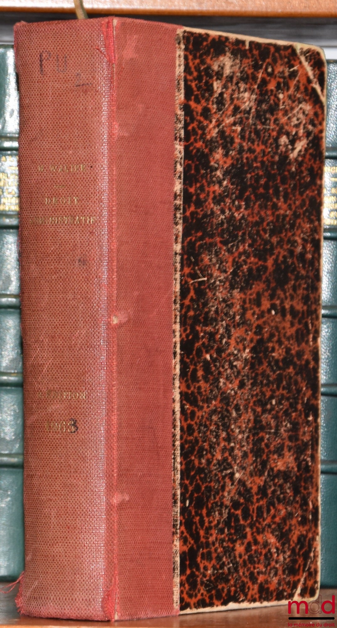 WALINE (Marcel) – ADMINISTRATIVE LAW, 9th ed., Sirey Treatises series