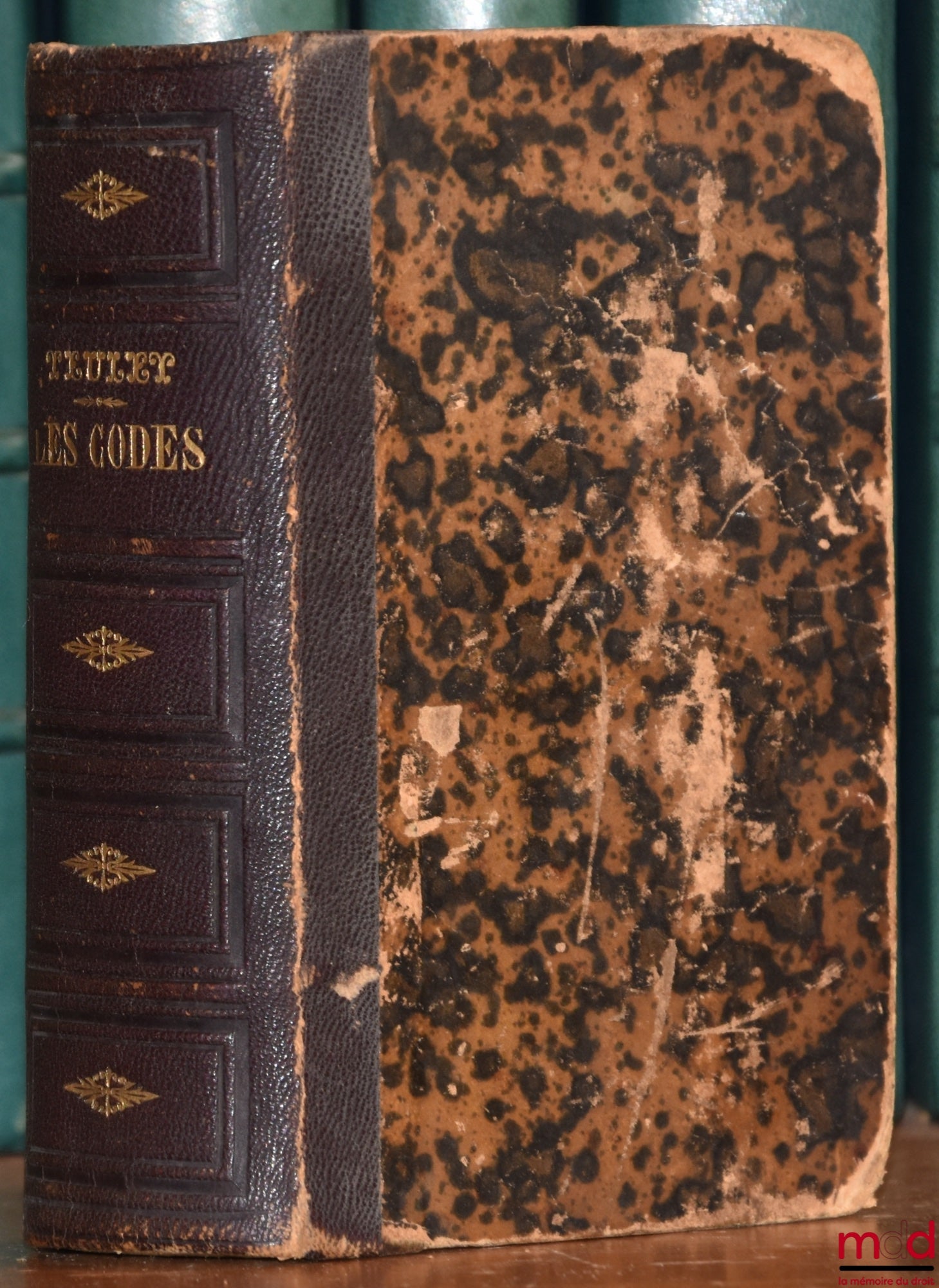 [Code], TEULET (Auguste-François) – THE CODES OF THE FRENCH EMPIRE containing the CONSTITUTION OF JANUARY 14-DECEMBER 25, 1852, the most recent Laws and Decrees, a new correlation of the articles of the Codes, a Supplement (…) containing all the laws