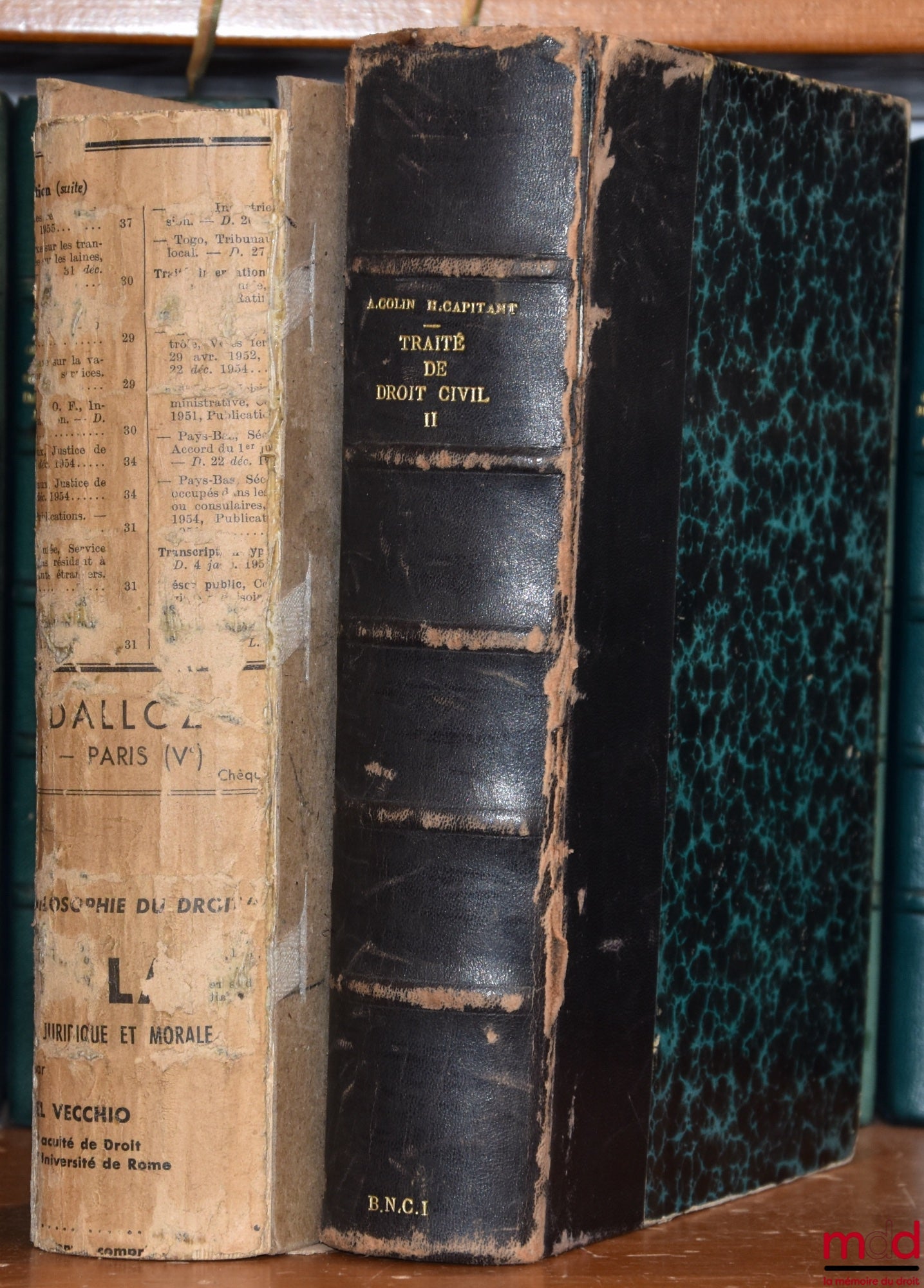 COLIN (Ambroise), CAPITANT (Henri) and JULLIOT DE LA MORANDIÈRE (Léon) – TREATISE ON CIVIL LAW of AC and HC revised by L. Julliot de la Morandière