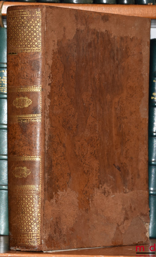 GRENIER (Baron Jean) – TREATISE ON MORTGAGES, [Vol. I only]