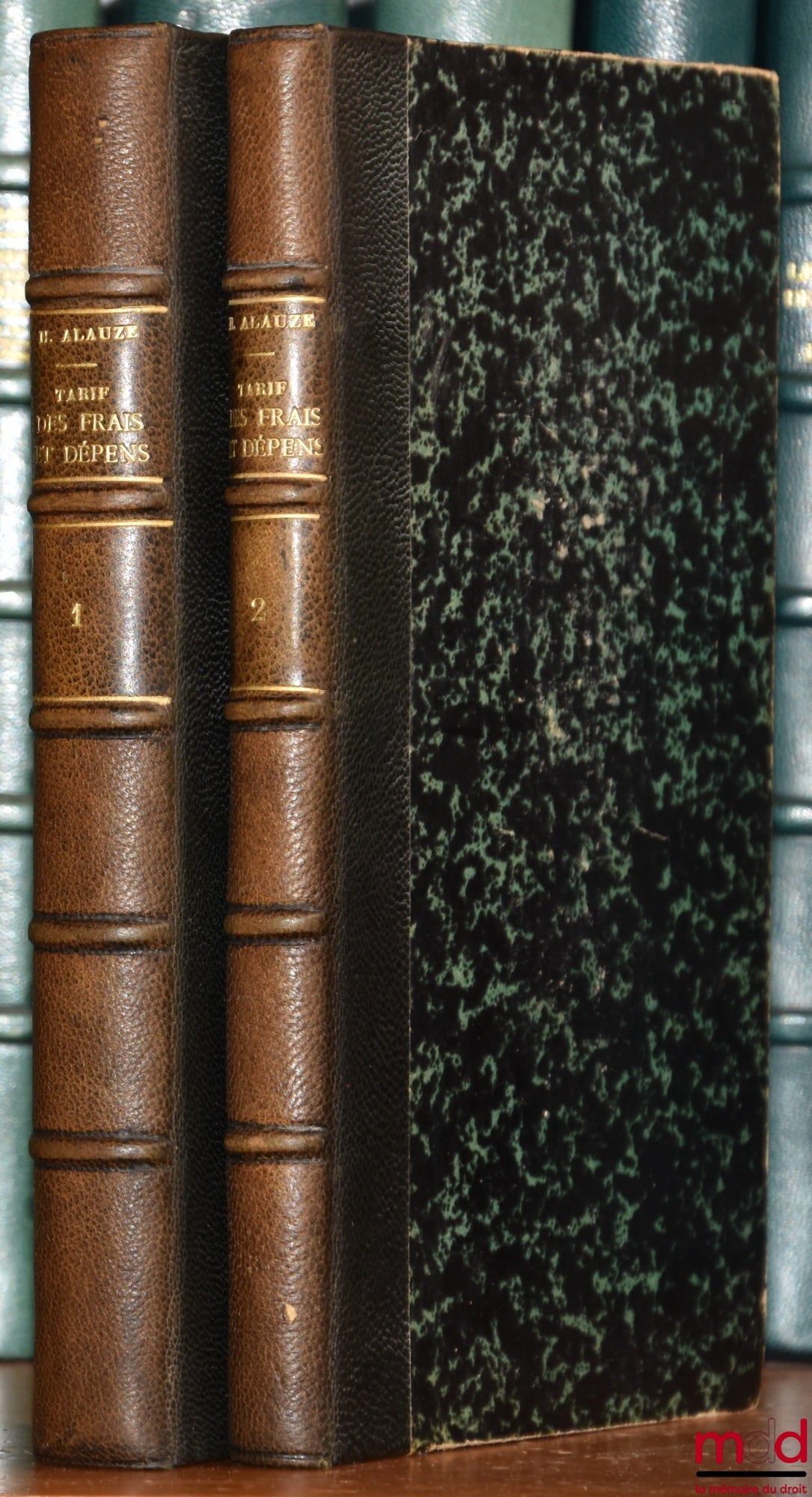 ALAUZE (Henri) – SCHEDULE OF FEES AND EXPENSES IN CIVIL MATTERS (DECREE OF AUGUST 15, 1903). Practical guide with an appendix including 30 tables of allocated fees, 190 model statements in the form of applications of these tables, 24 fee schedules
