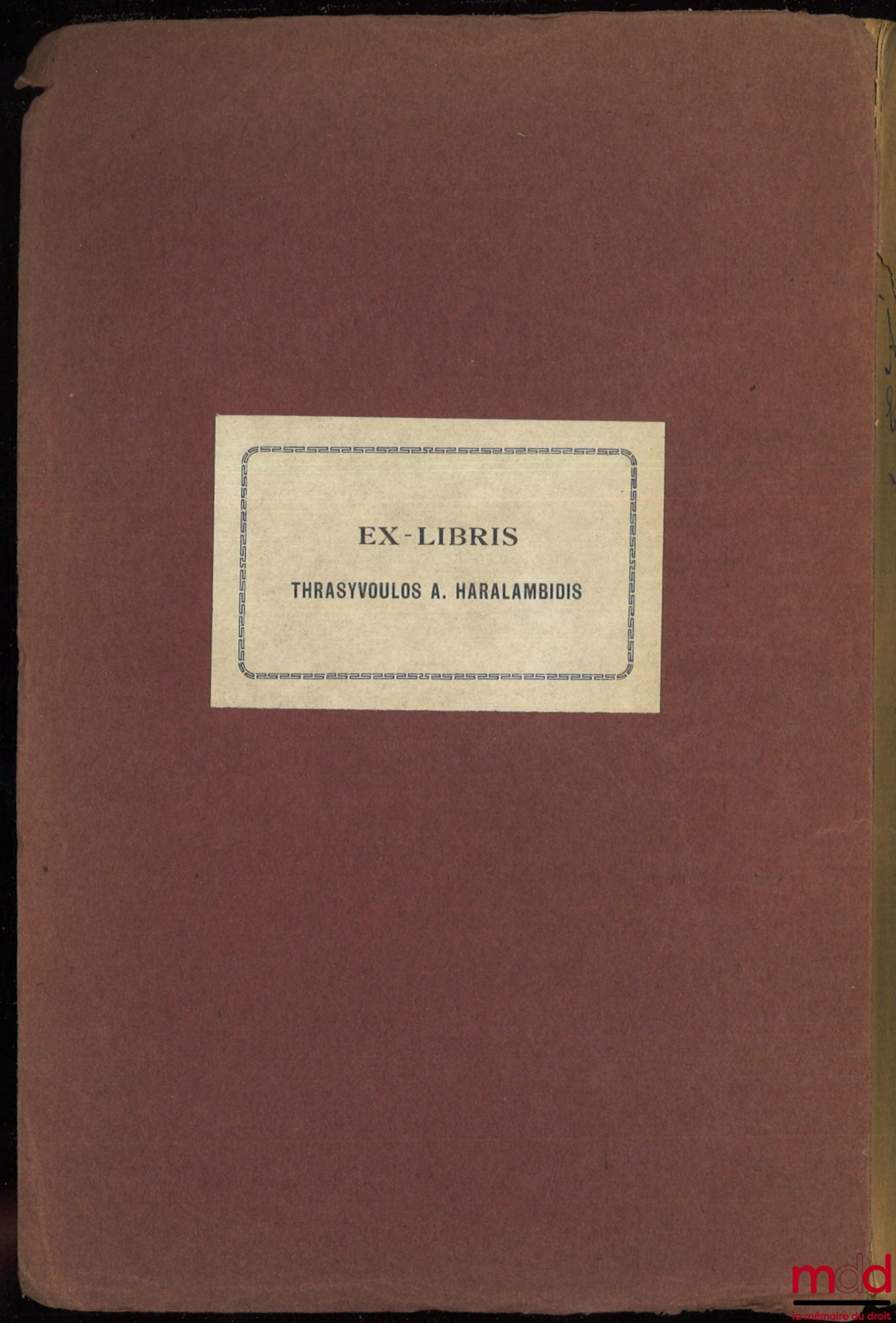 MATEESCO (Jean S.) – L’OBLIGATION UNILATÉRALE ET LE CODE CIVIL