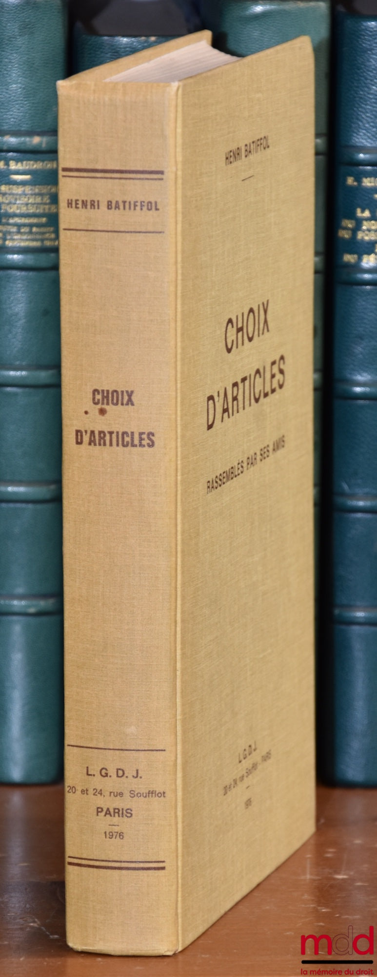 [Collection of texts], BATIFFOL (Henri) – SELECTION OF ARTICLES COLLECTED BY HIS FRIENDS