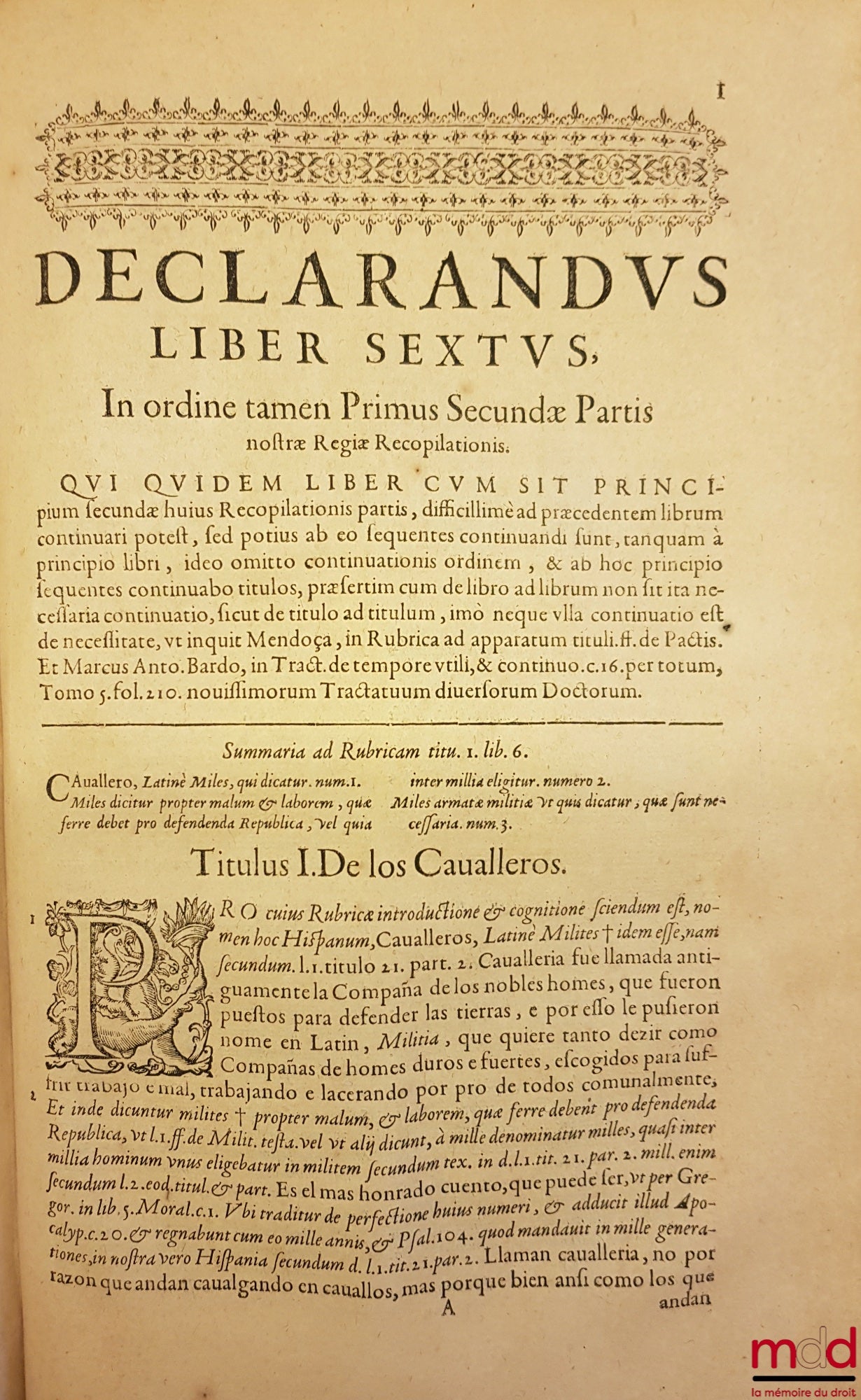 AZEVEDO (Alphonso de) – COMMENTARIORUM IURIS CIVILIS IN HISPANIAE REGIAS CONSTITUTIONES. TOMI SEX. QUORUM HIC PRIMUS TRES PRIORES Nouæ Recopilationis libros complectitur. AUTHOR DOCTORE ALPHONSO DE AZEVEDO, I. C. PLACEN tiæg ciuitatis in Hispaniarum Regn