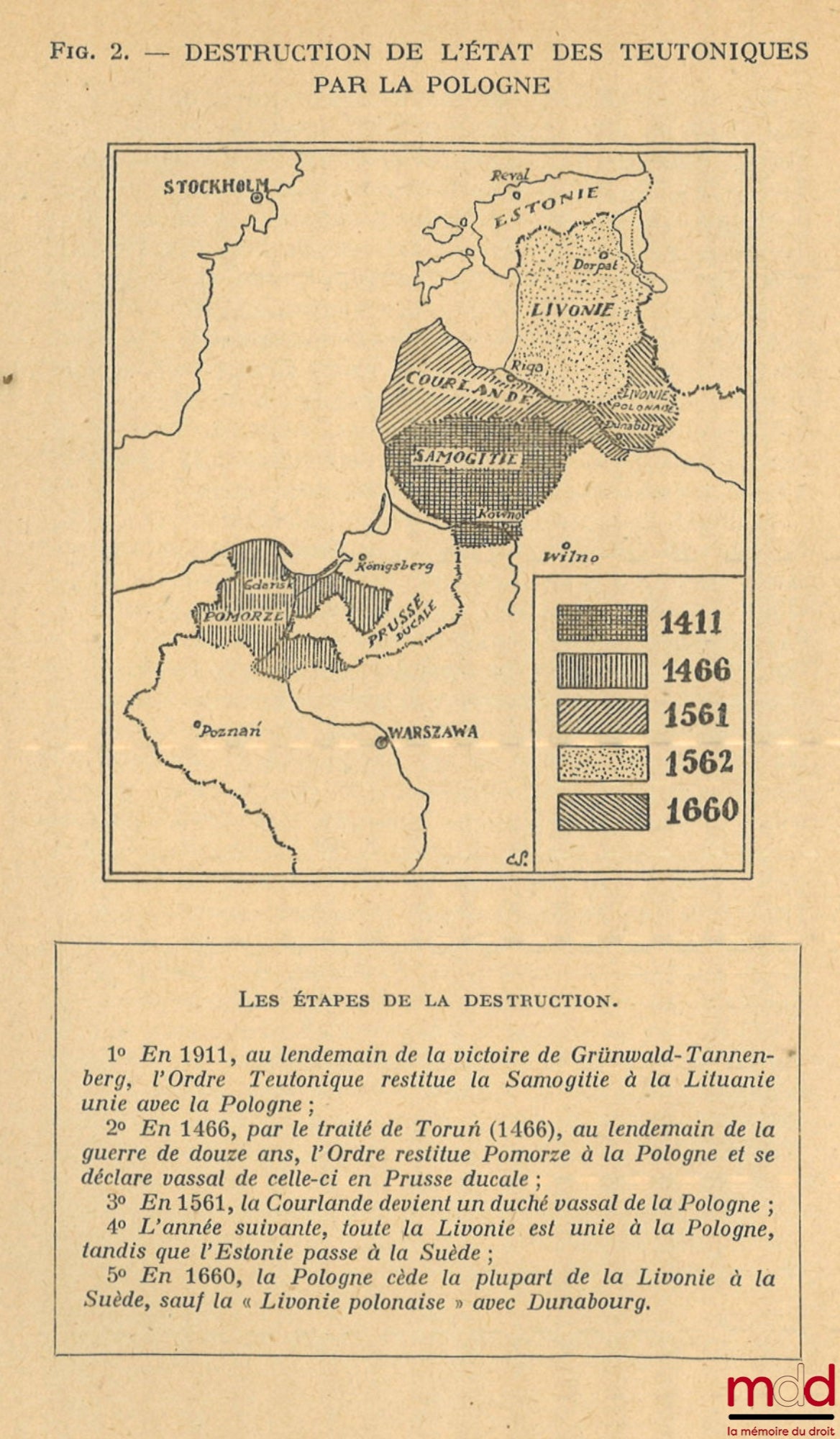 SMOGORZEWSKI (Kasimir) – POLISH POMERANIA, With 40 maps, including 5 in color and 40 illustrations outside the text, Political problems of contemporary Poland, III
